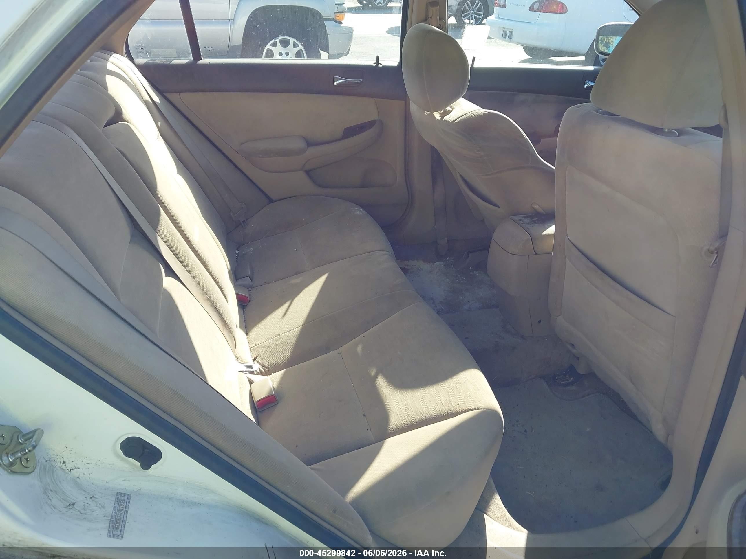 2007 Honda Accord 2.4 Ex White vin: 1HGCM567X7A119926