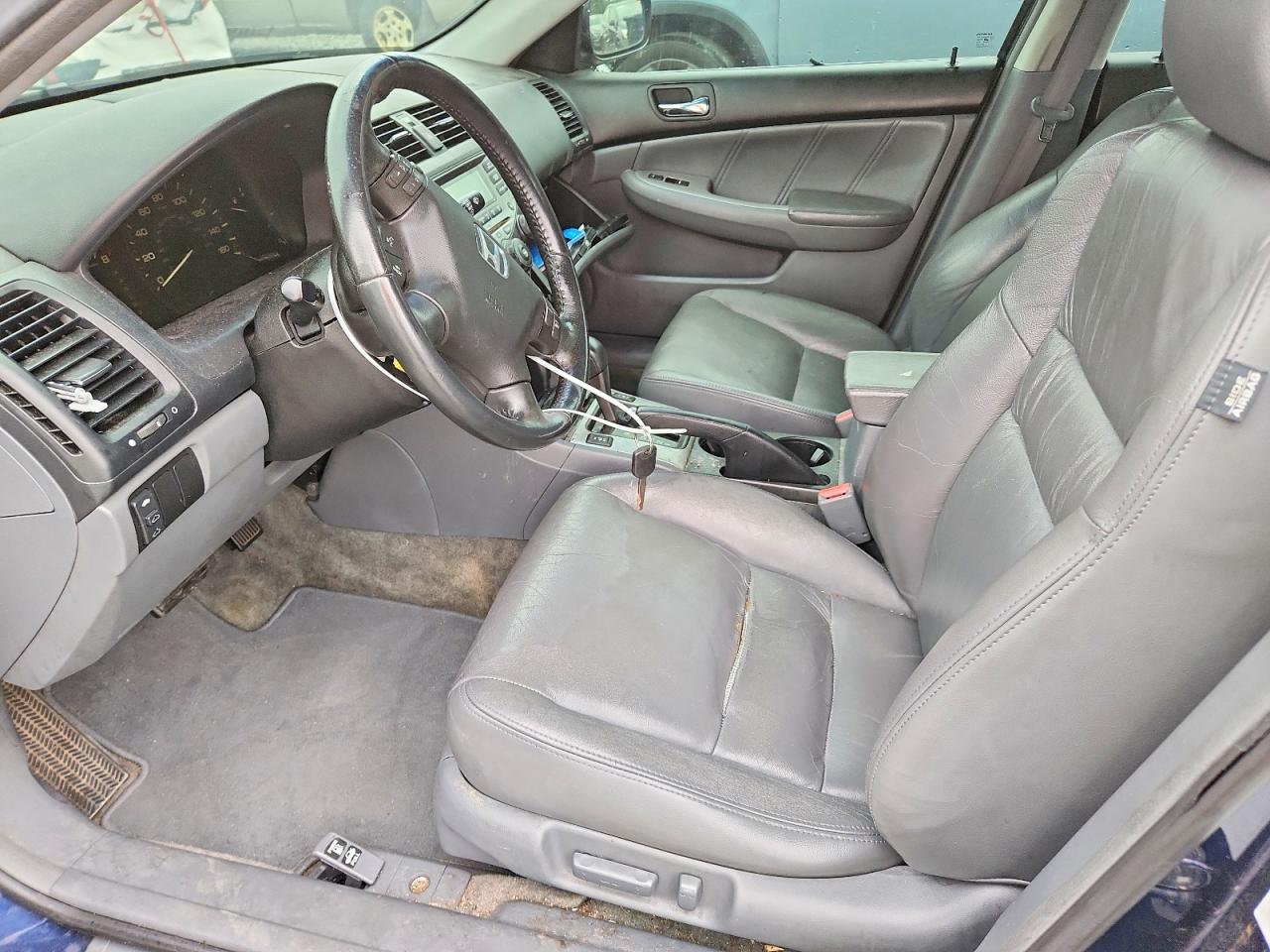 2007 Honda Accord Ex Blue vin: 1HGCM567X7A153560