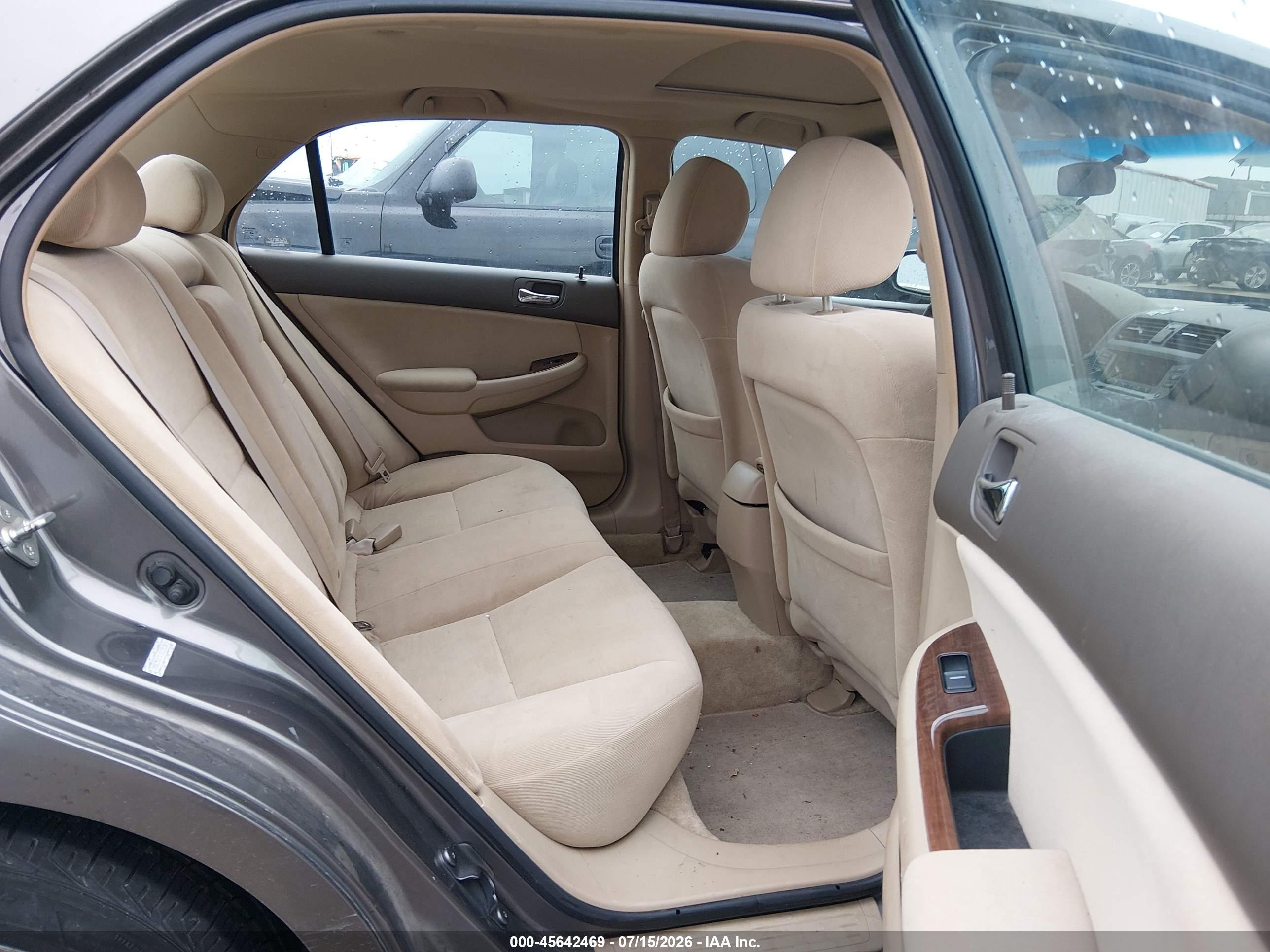 2007 Honda Accord 2.4 Ex Gray vin: 1HGCM567X7A159584