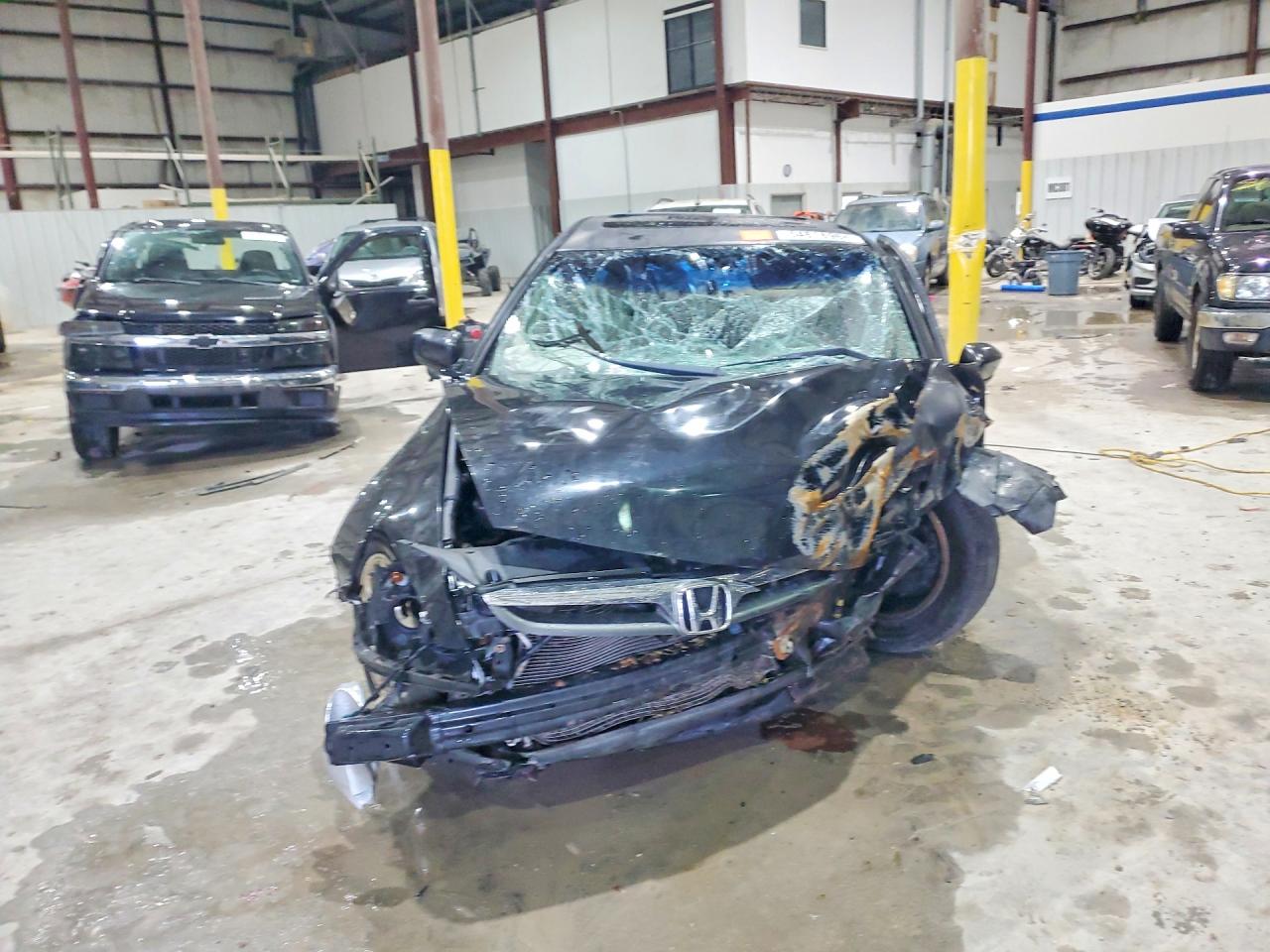 2007 Honda Accord Ex Черный vin: 1HGCM567X7A220013