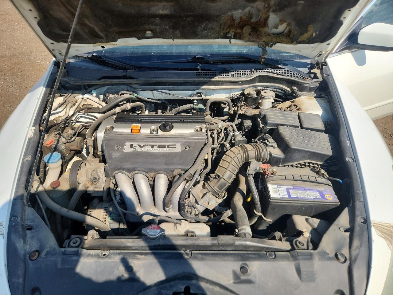 2007 Honda Accord Ex White vin: 1HGCM567X7A807909