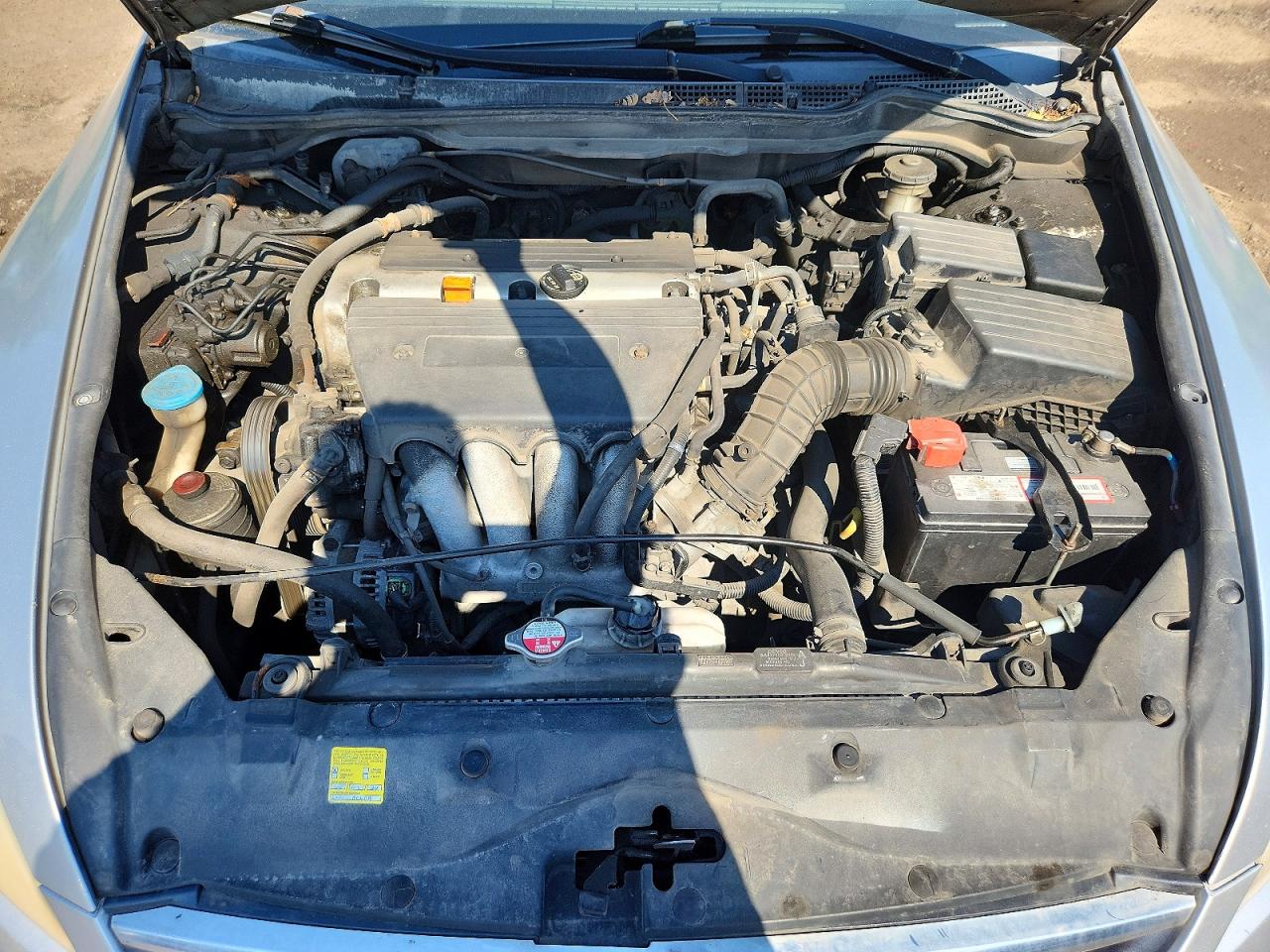 2007 Honda Accord Ex Серый vin: 1HGCM567X7A810213