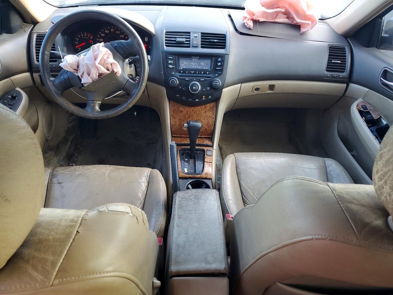 2004 Honda Accord Ex Beige vin: 1HGCM56804A001730