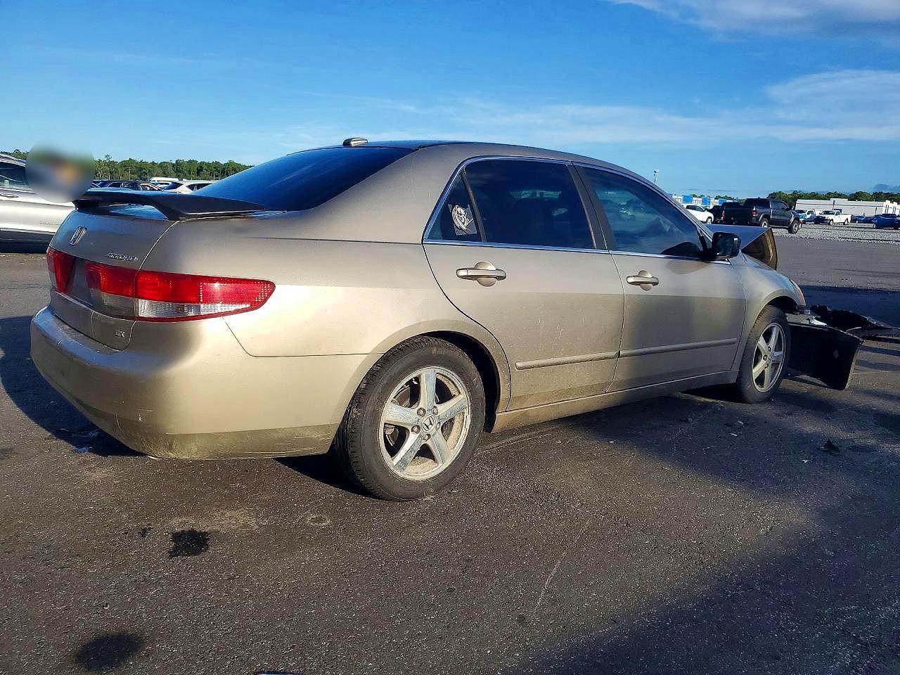 2004 Honda Accord Ex Beige vin: 1HGCM56804A001730