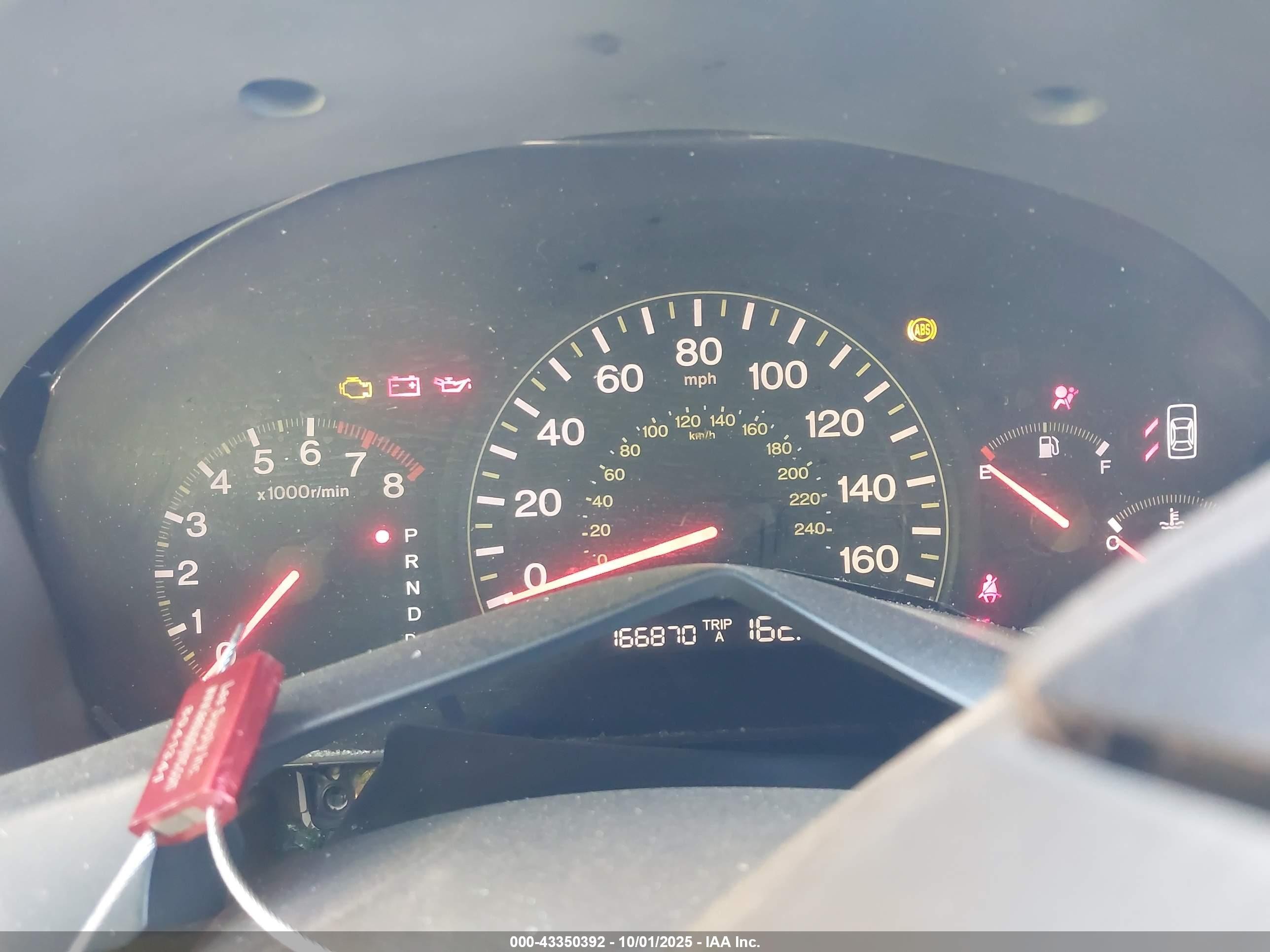 2004 Honda Accord 2.4 Ex Gray vin: 1HGCM56804A093695