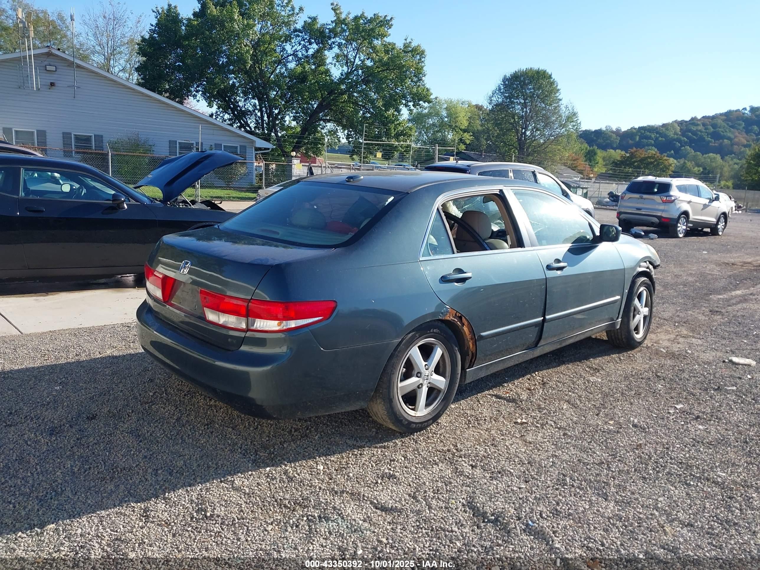 2004 Honda Accord 2.4 Ex Gray vin: 1HGCM56804A093695