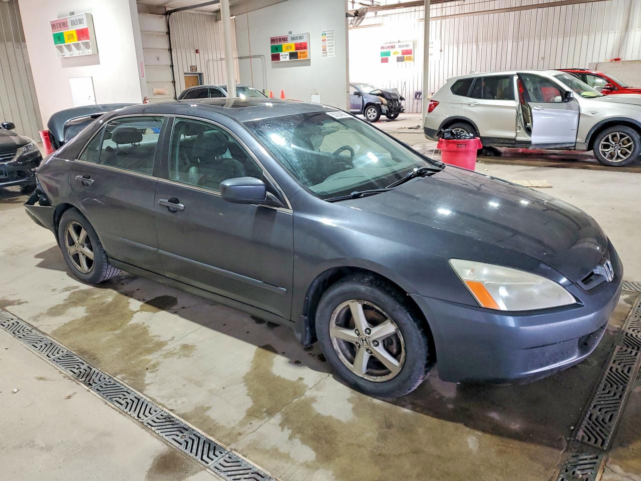 2004 Honda Accord Ex Gray vin: 1HGCM56804A137923