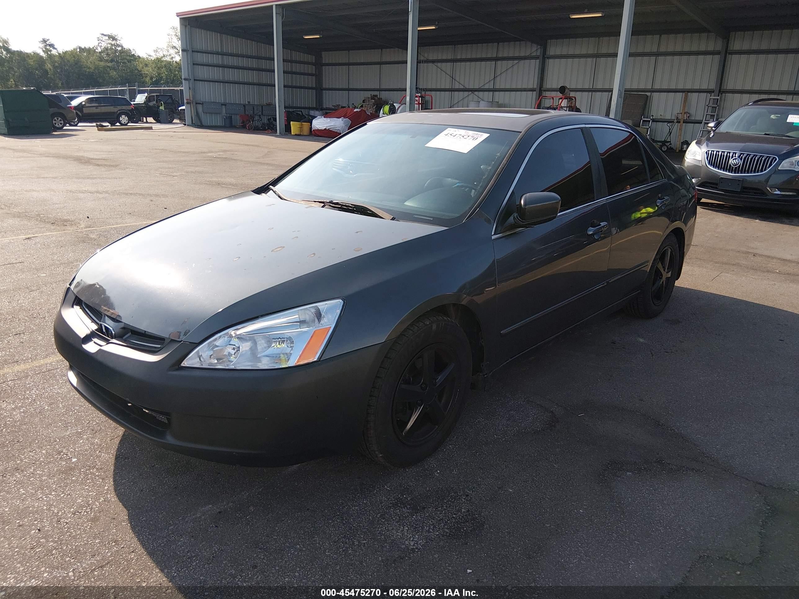 2005 Honda Accord 2.4 Ex Gray vin: 1HGCM56805A021610