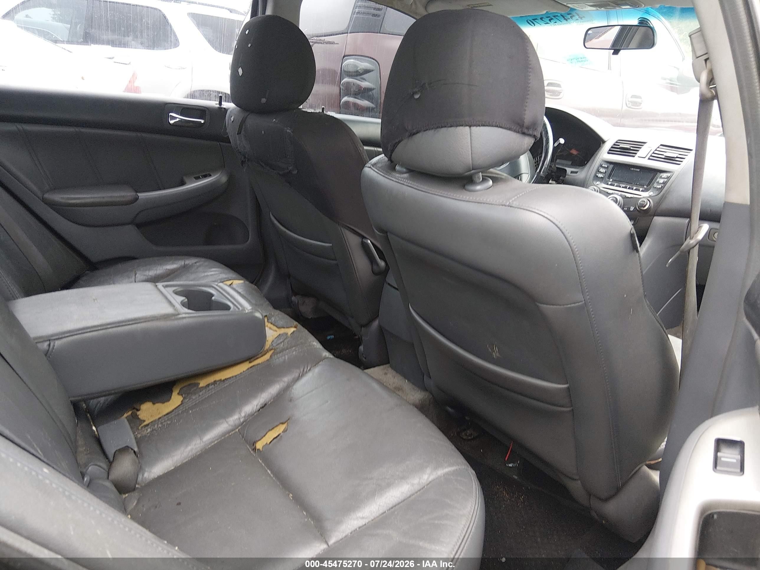 2005 Honda Accord 2.4 Ex Gray vin: 1HGCM56805A021610