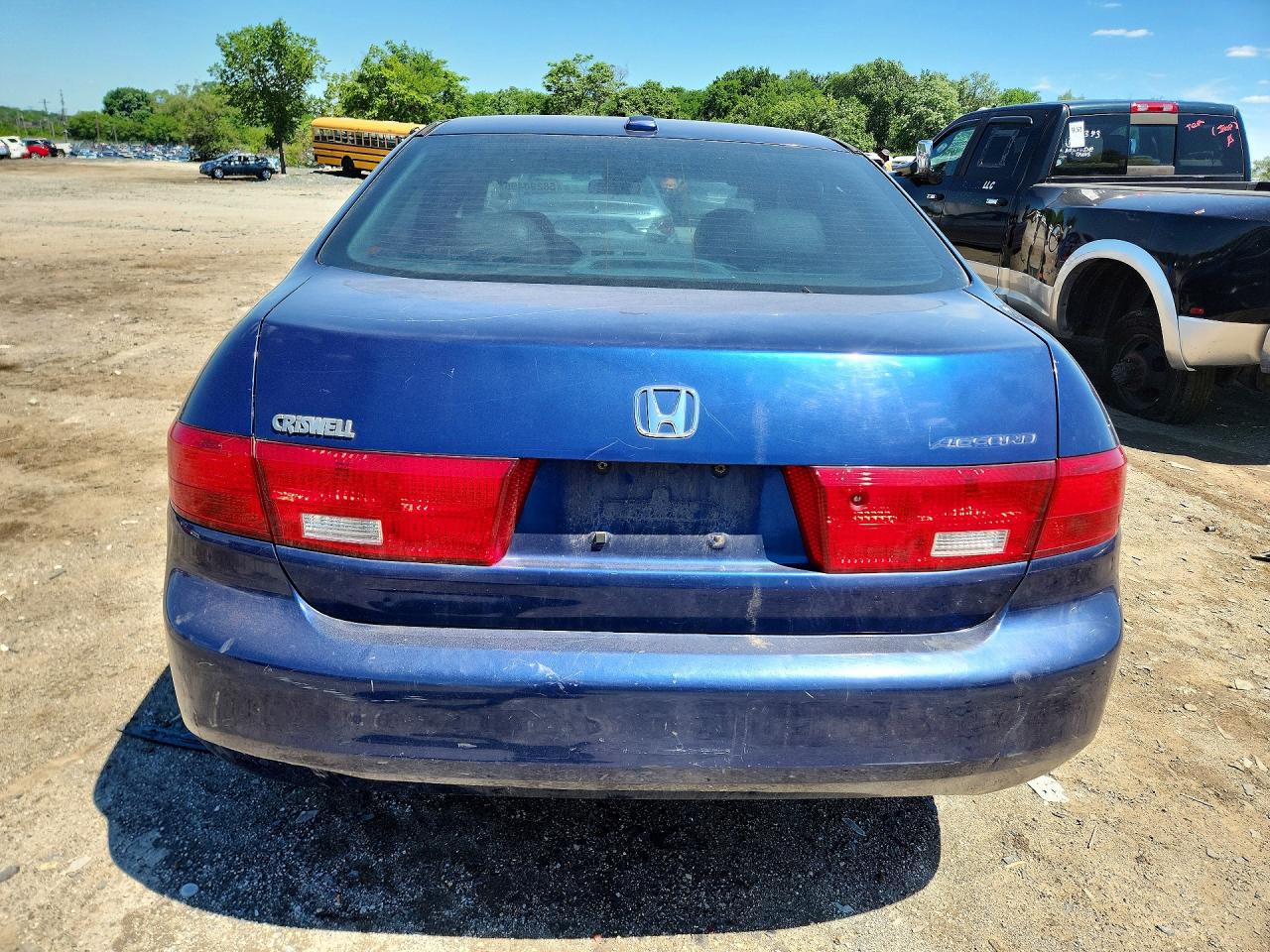 2005 Honda Accord Ex Синий vin: 1HGCM56805A053571