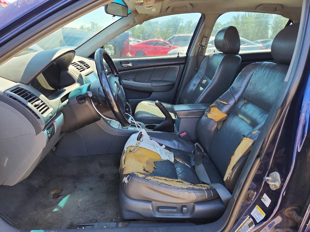 2005 Honda Accord Ex Синий vin: 1HGCM56805A053571