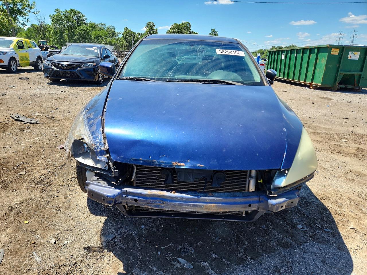 2005 Honda Accord Ex Синий vin: 1HGCM56805A053571