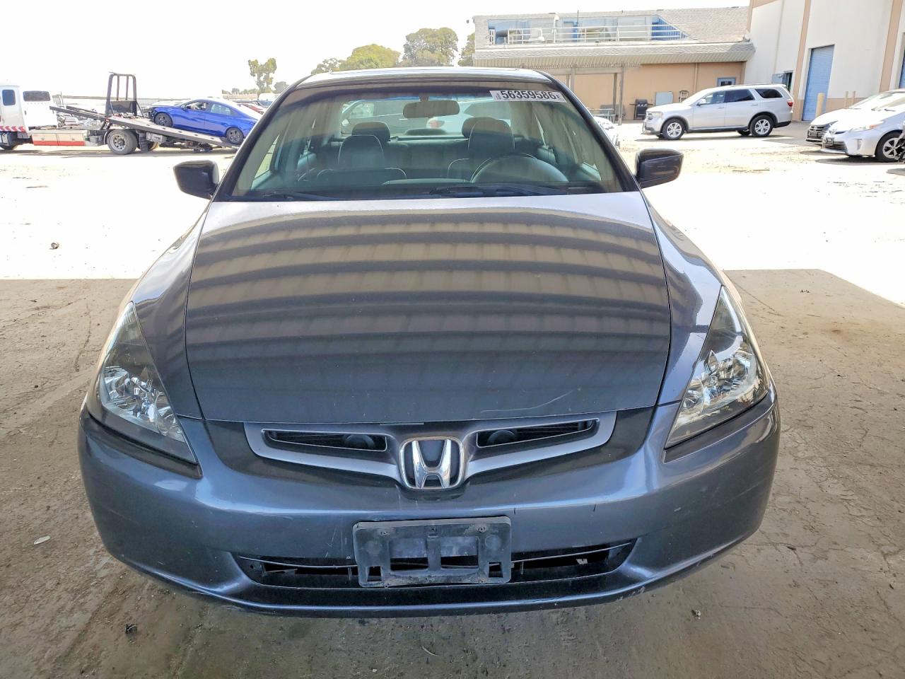 2005 Honda Accord Gray vin: 1HGCM56805A135896