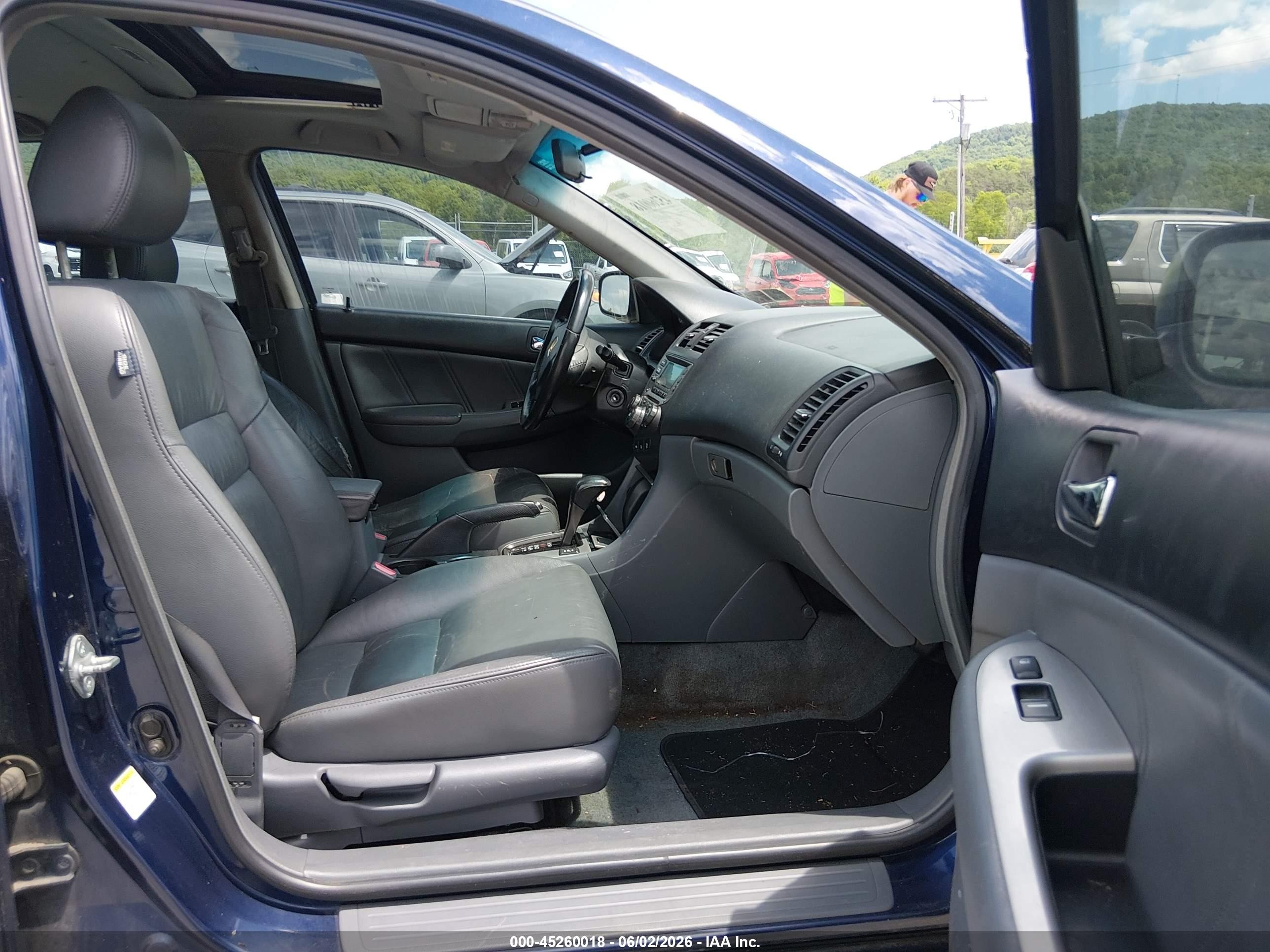 2006 Honda Accord 2.4 Ex Blue vin: 1HGCM56806A016439