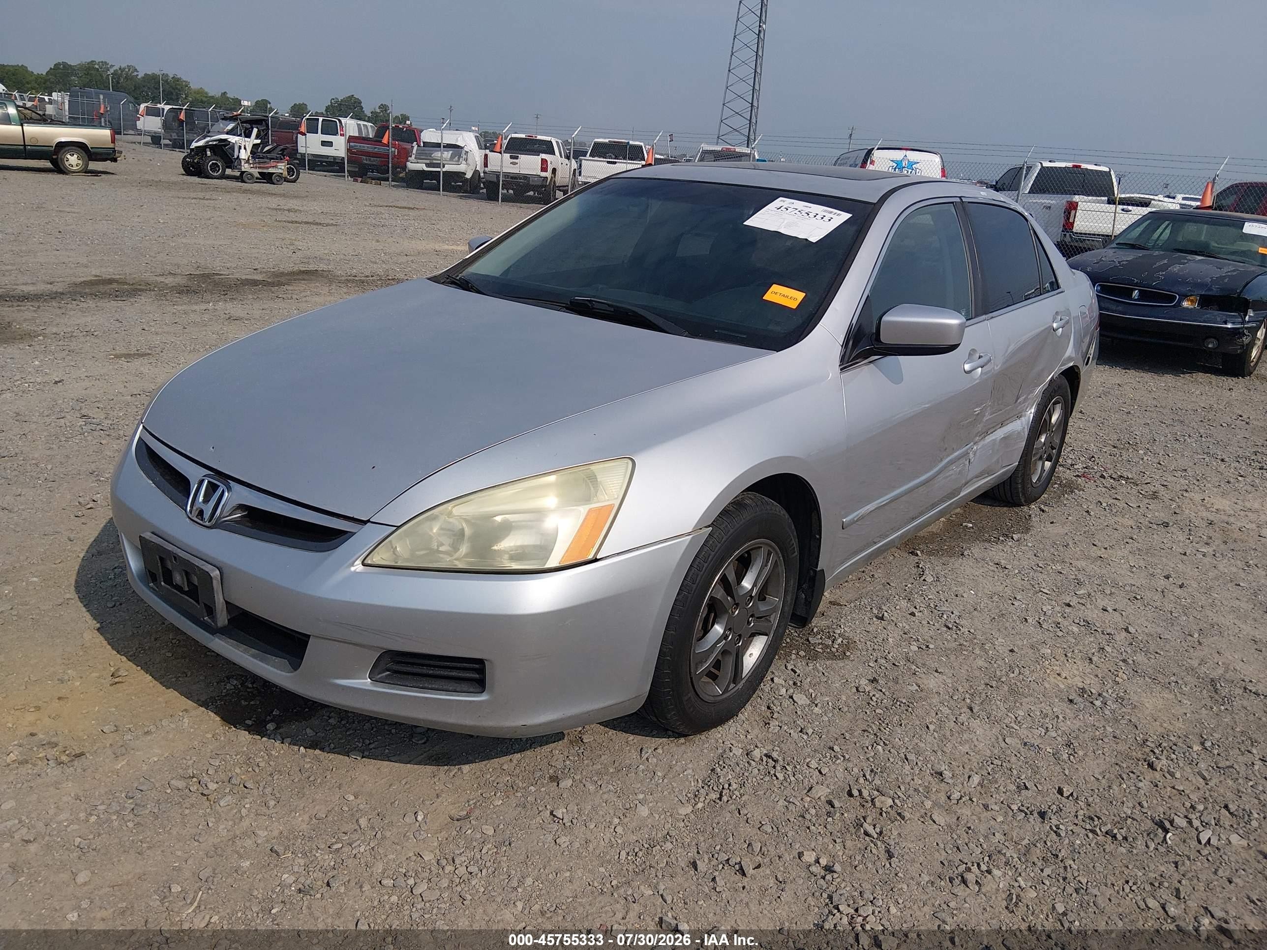 2006 Honda Accord 2.4 Ex Silver vin: 1HGCM56806A034990