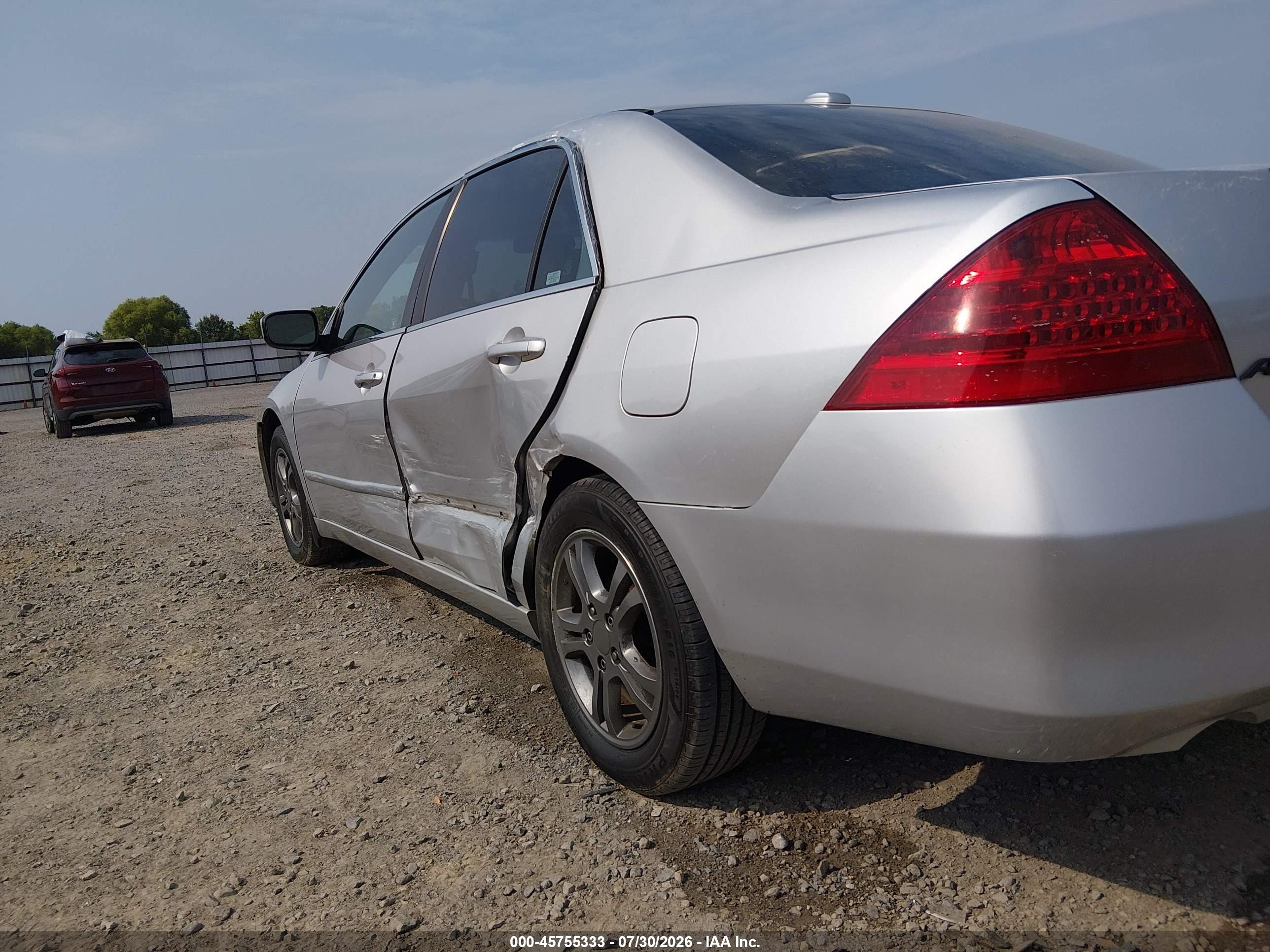 2006 Honda Accord 2.4 Ex Silver vin: 1HGCM56806A034990
