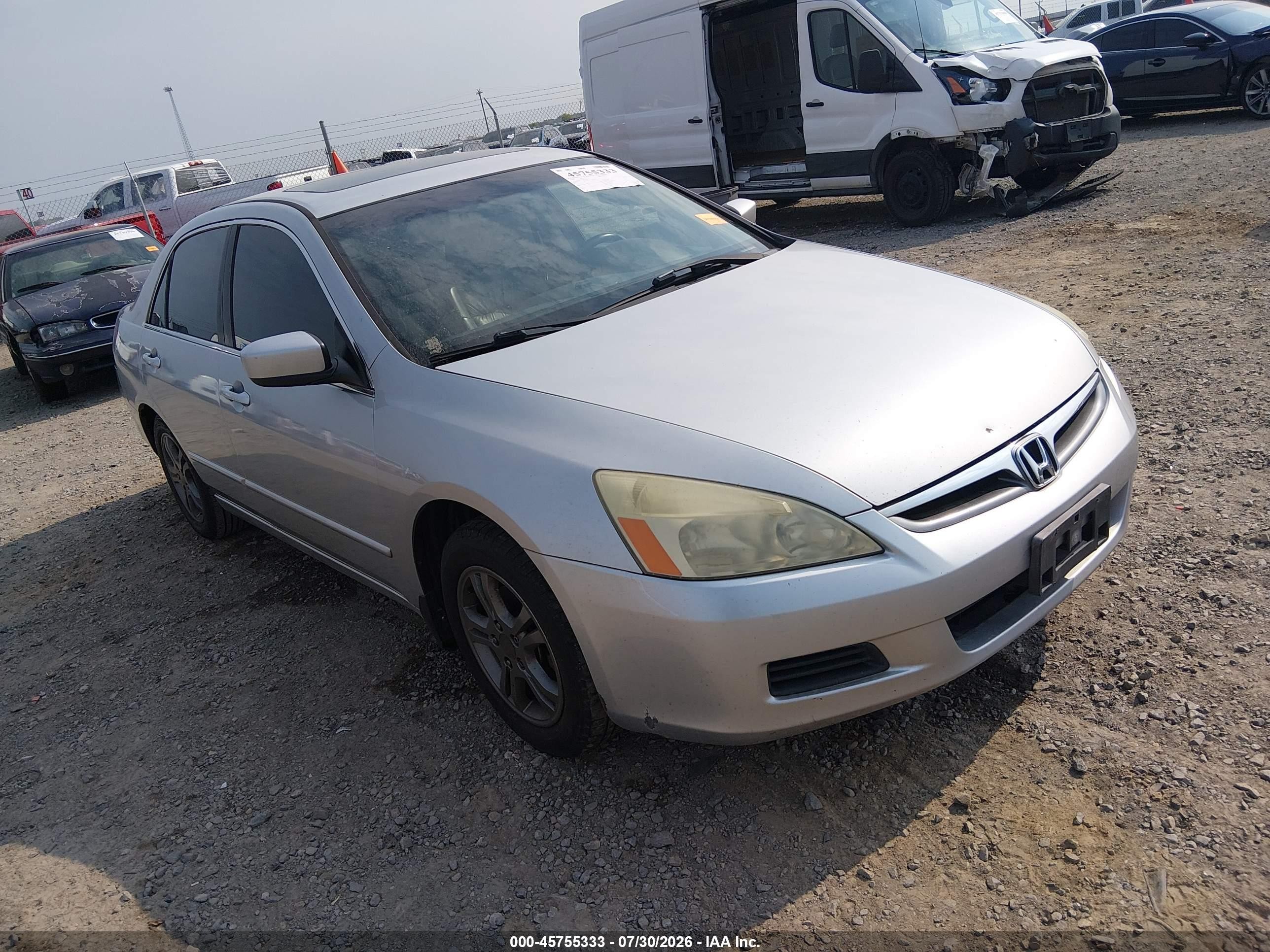 2006 Honda Accord 2.4 Ex Silver vin: 1HGCM56806A034990