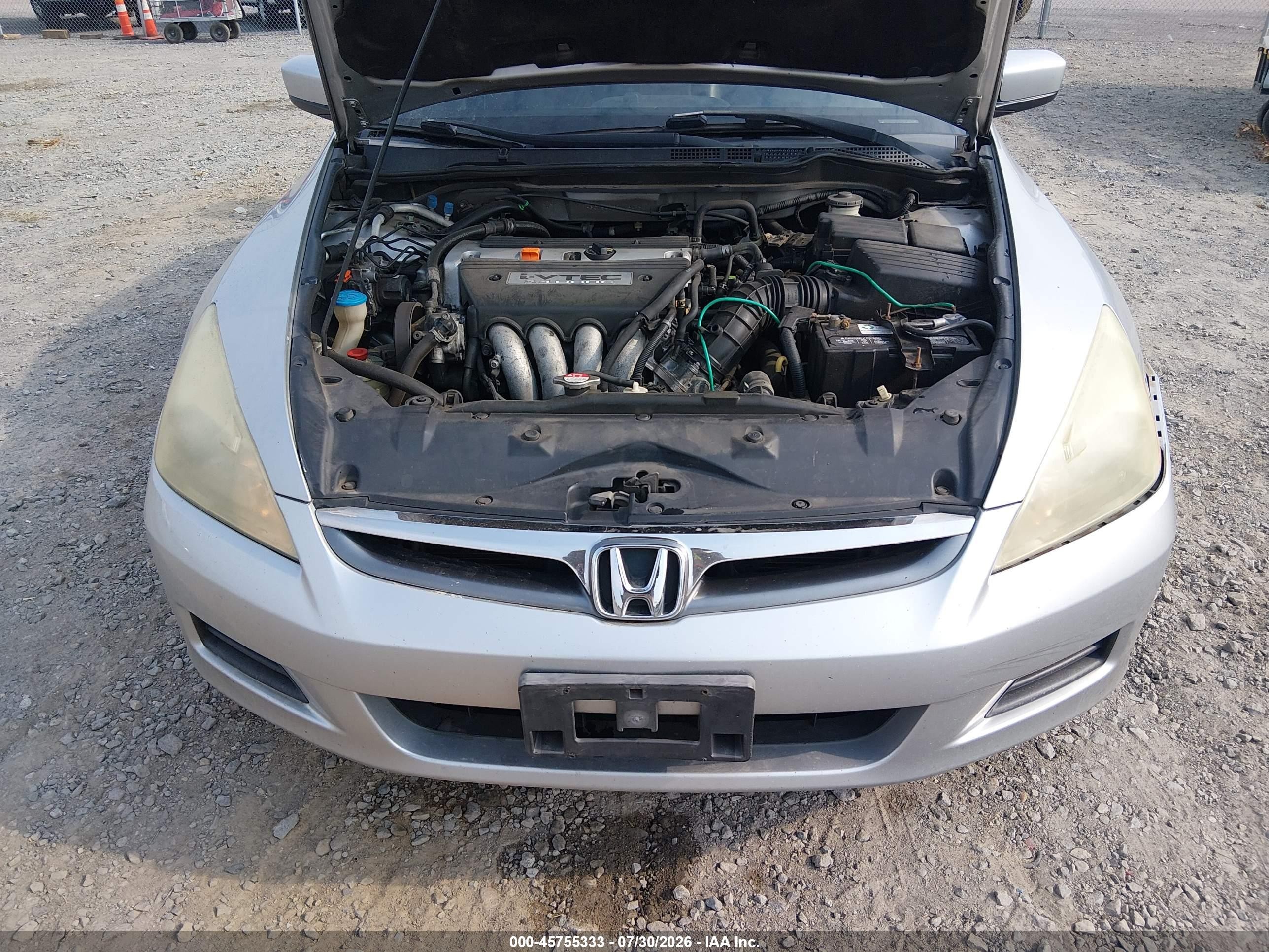 2006 Honda Accord 2.4 Ex Silver vin: 1HGCM56806A034990