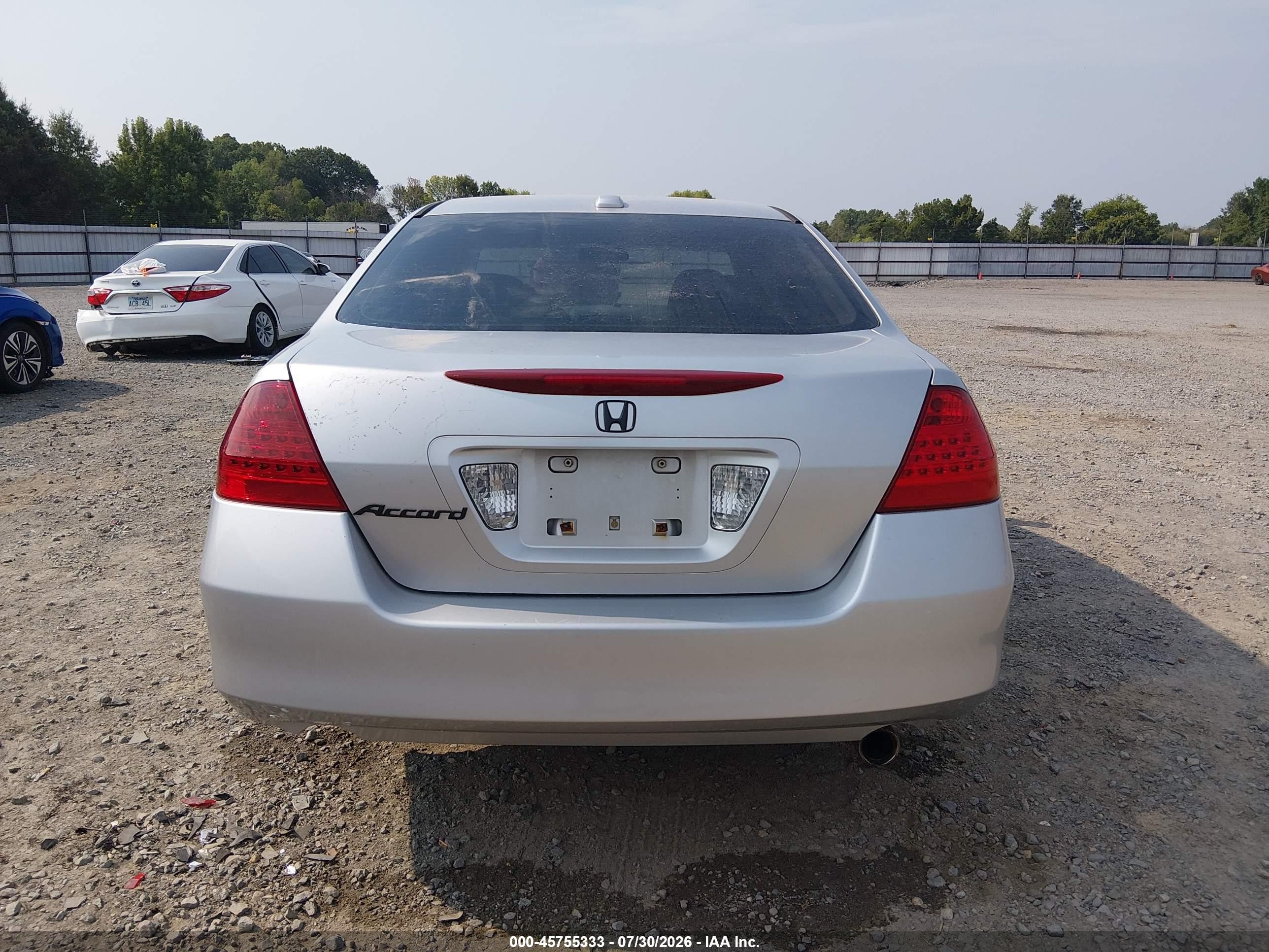 2006 Honda Accord 2.4 Ex Silver vin: 1HGCM56806A034990