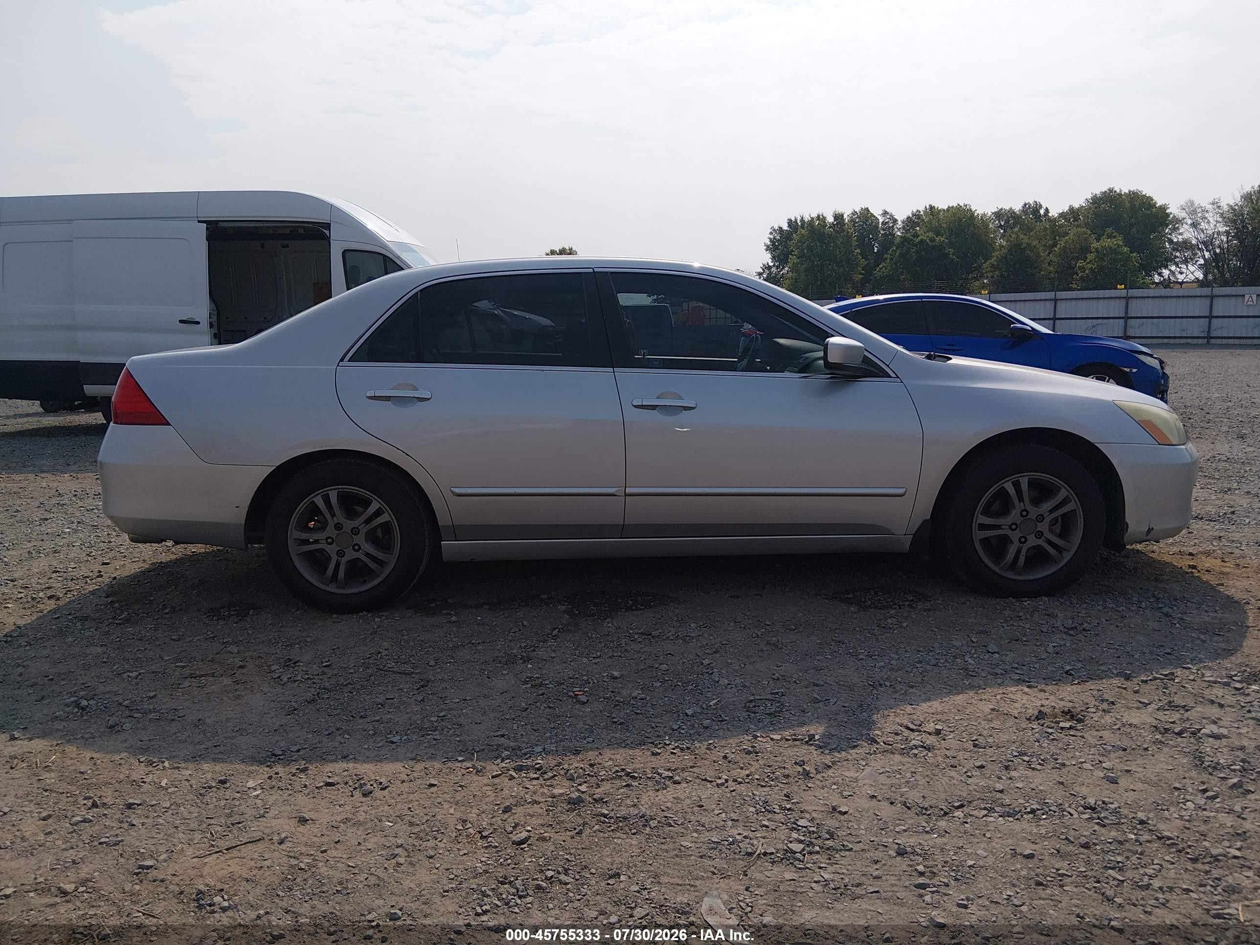 2006 Honda Accord 2.4 Ex Silver vin: 1HGCM56806A034990