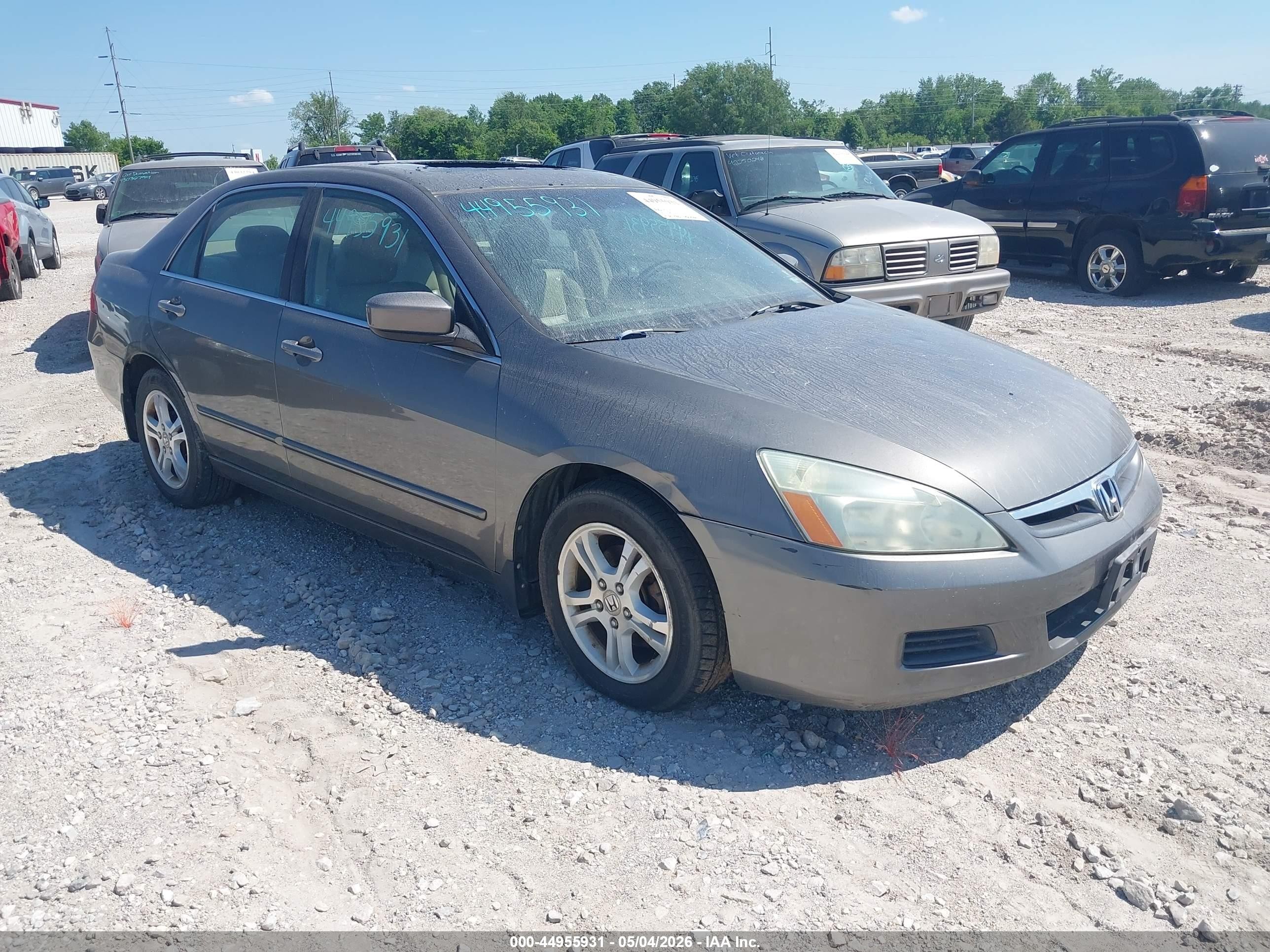 2006 Honda Accord 2.4 Ex Beige vin: 1HGCM56806A054544