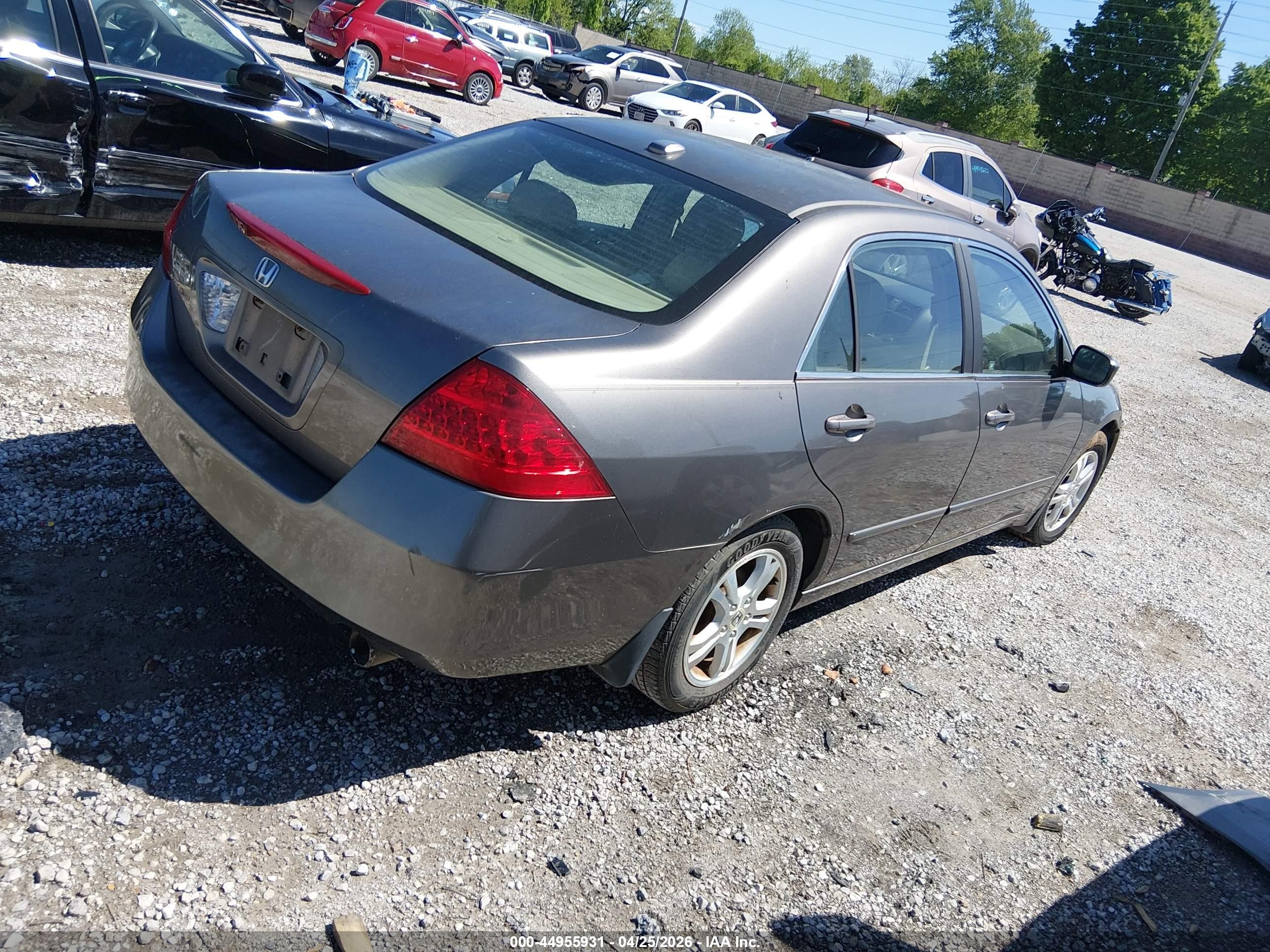 2006 Honda Accord 2.4 Ex Beige vin: 1HGCM56806A054544