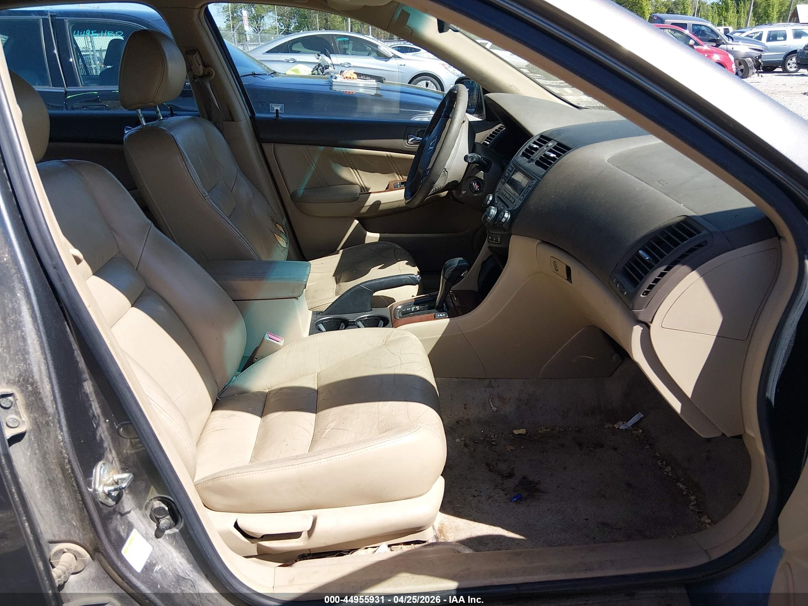 2006 Honda Accord 2.4 Ex Beige vin: 1HGCM56806A054544