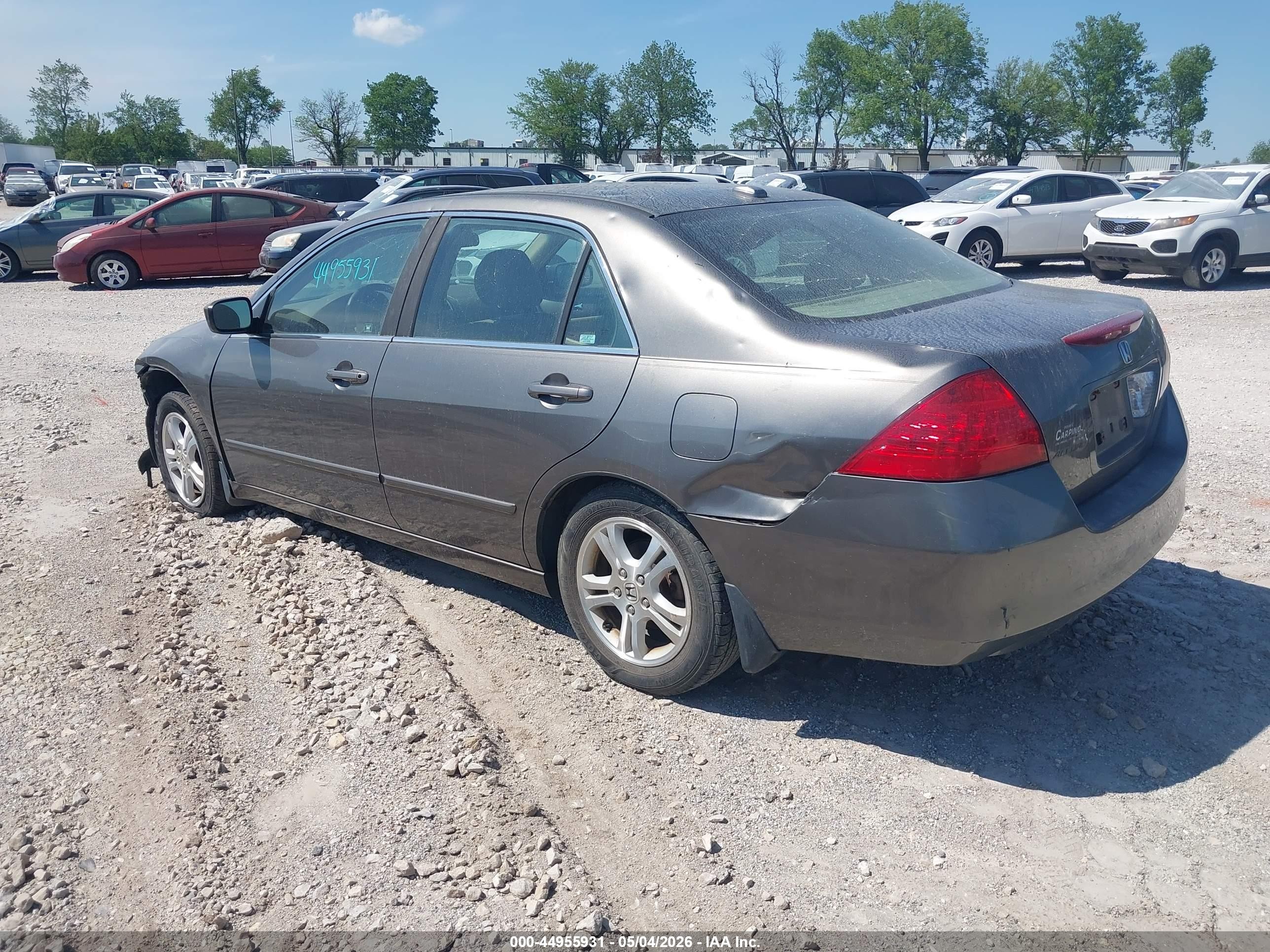 2006 Honda Accord 2.4 Ex Beige vin: 1HGCM56806A054544