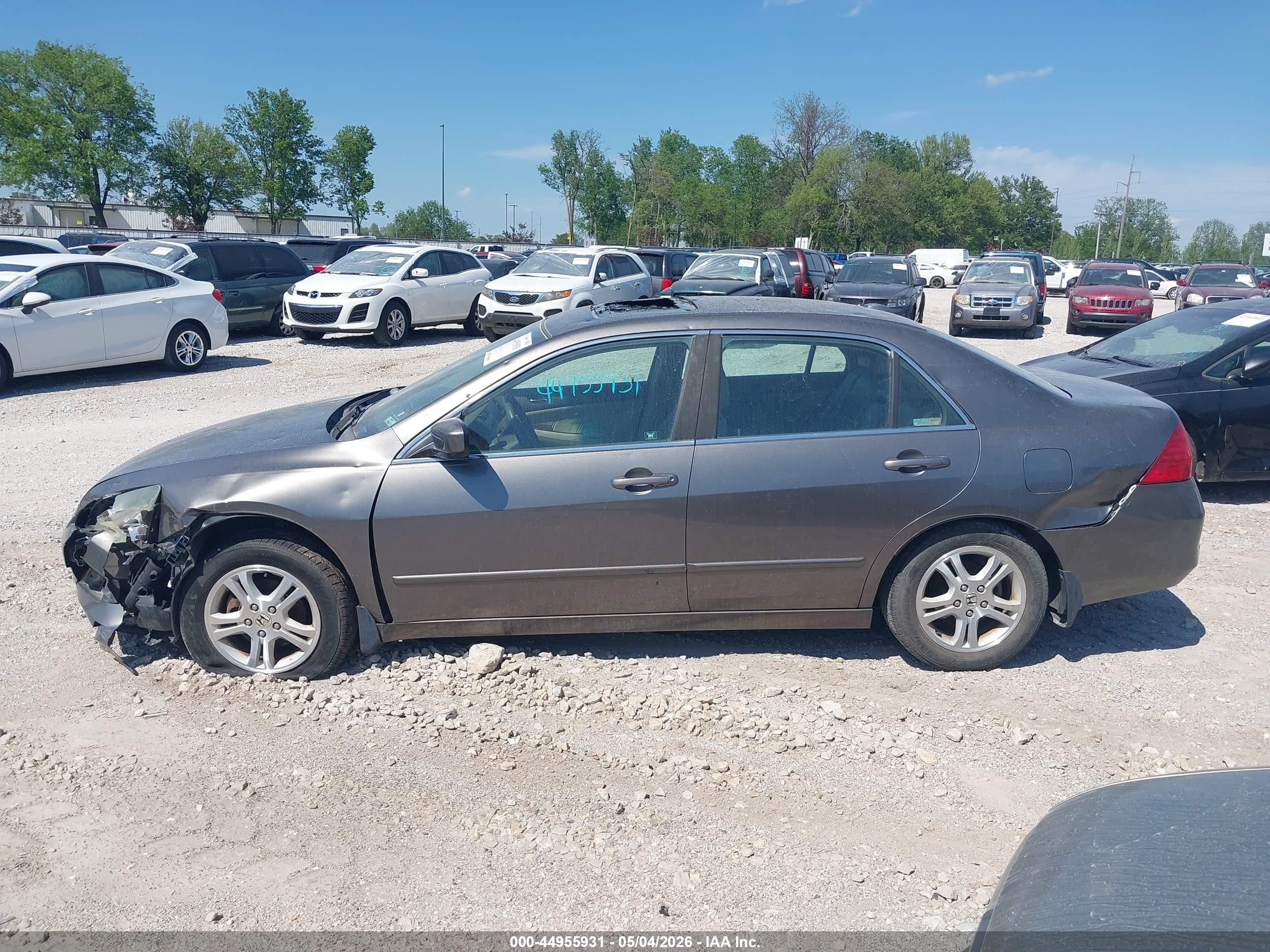 2006 Honda Accord 2.4 Ex Beige vin: 1HGCM56806A054544