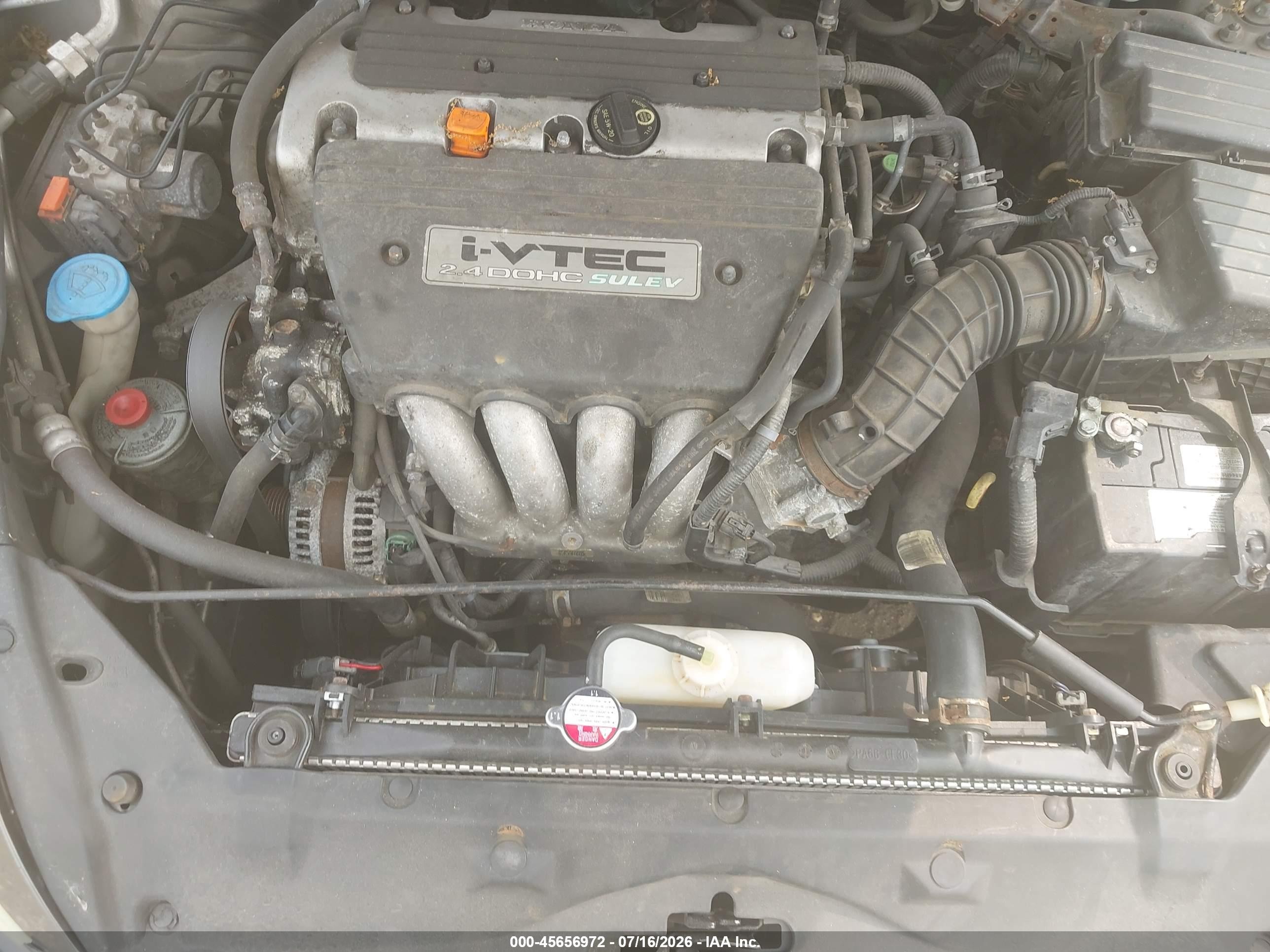 2006 Honda Accord 2.4 Ex Gray vin: 1HGCM56806A064622