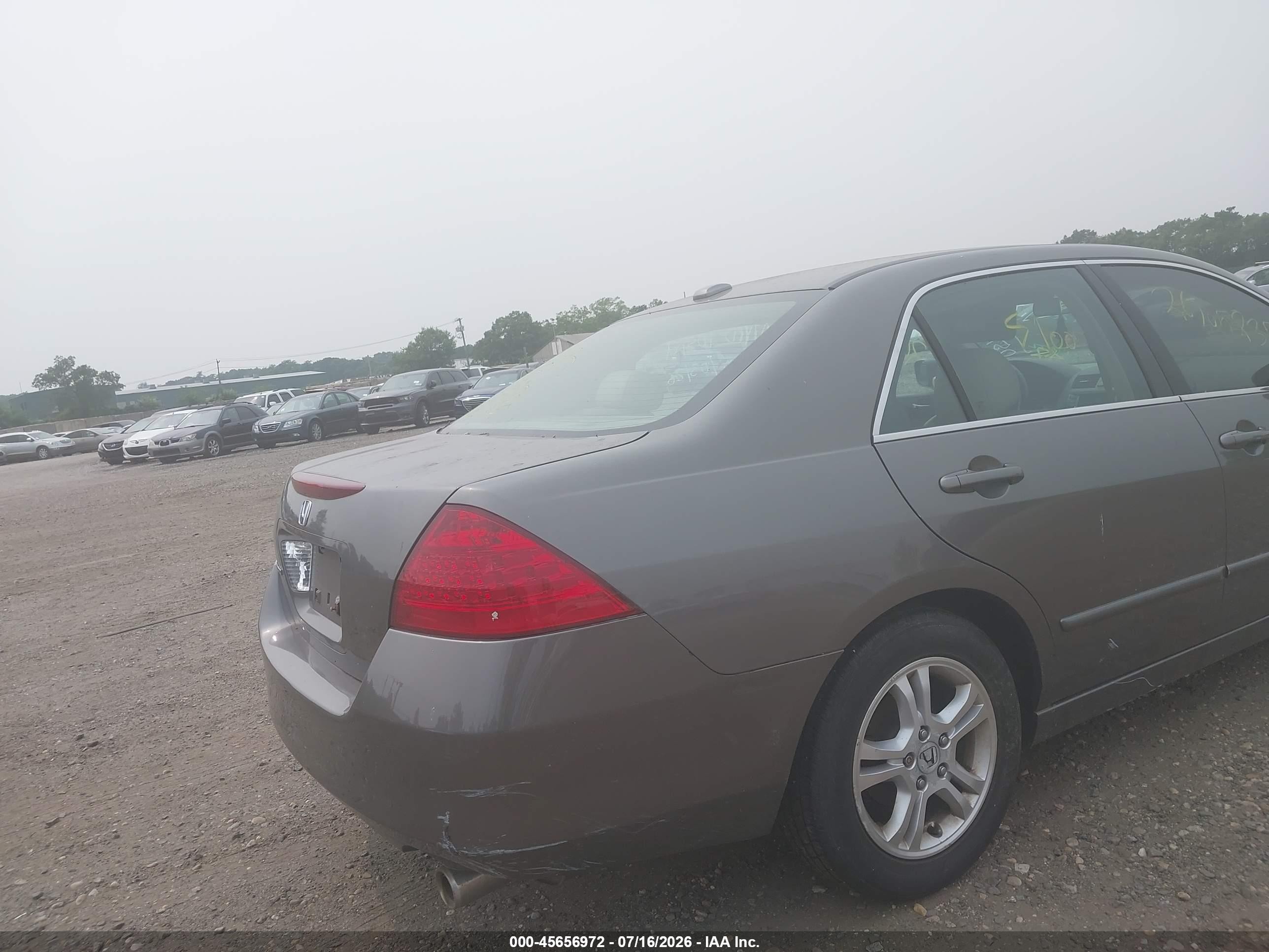 2006 Honda Accord 2.4 Ex Gray vin: 1HGCM56806A064622
