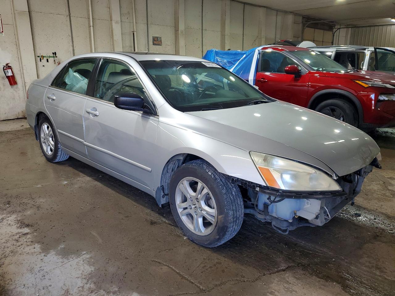 2006 Honda Accord Ex Silver vin: 1HGCM56806A090427