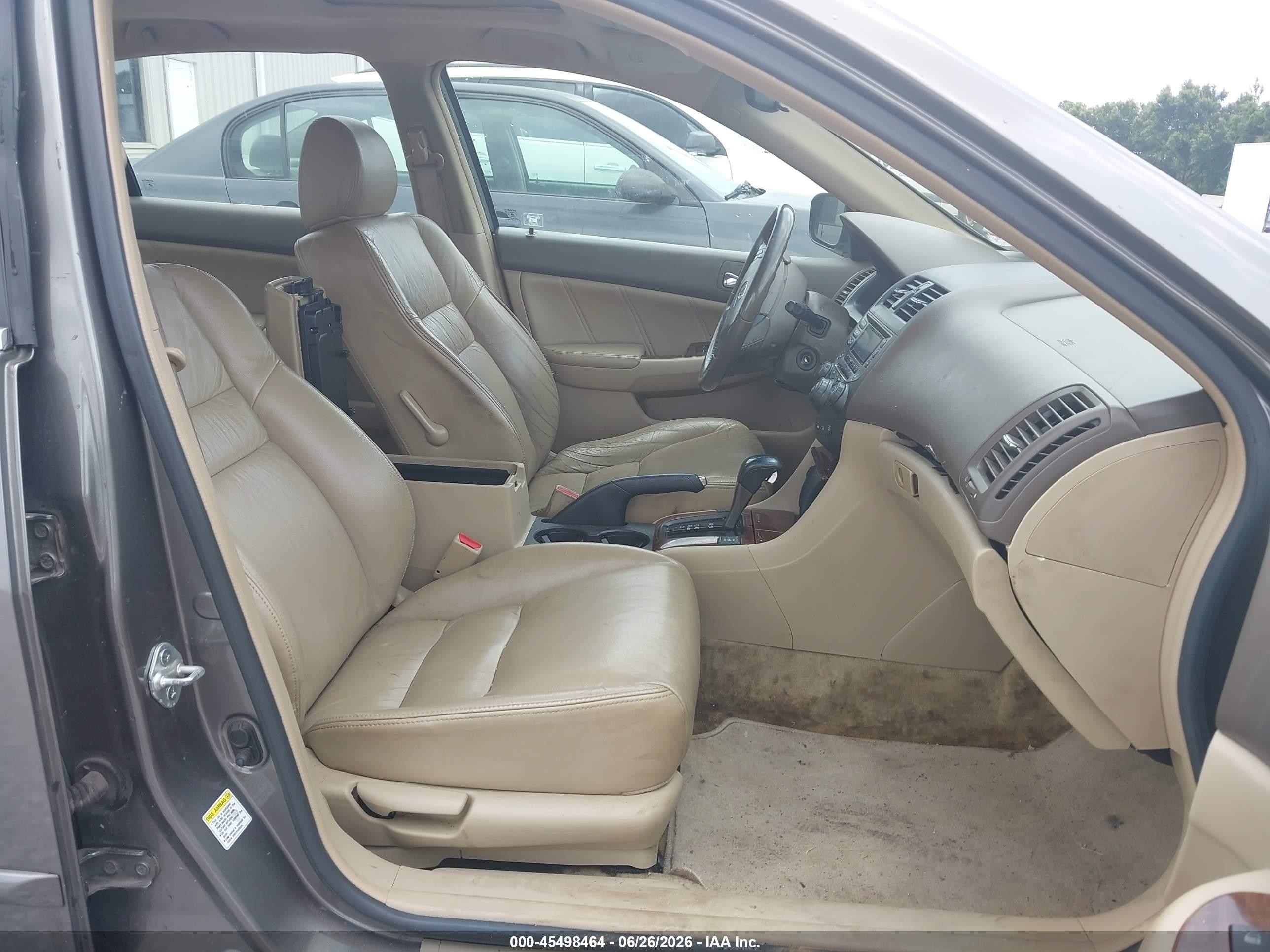 2007 Honda Accord 2.4 Ex Gray vin: 1HGCM56807A024395