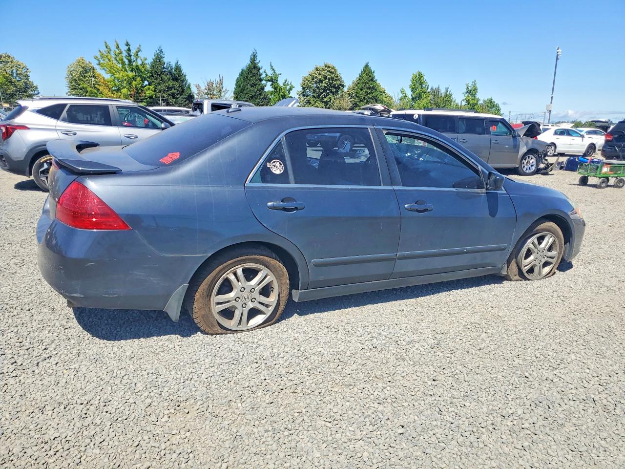 2007 Honda Accord Ex Gray vin: 1HGCM56807A042816