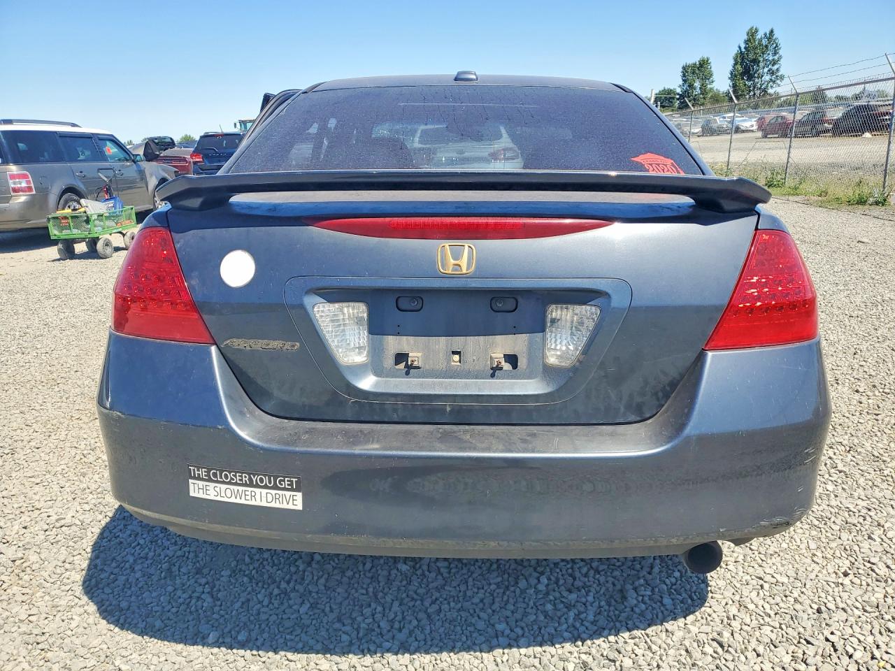 2007 Honda Accord Ex Gray vin: 1HGCM56807A042816