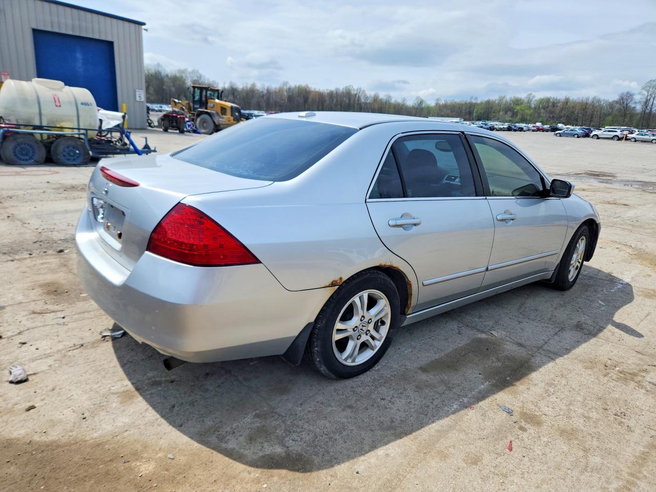 2007 Honda Accord Ex Серебряный vin: 1HGCM56807A059647
