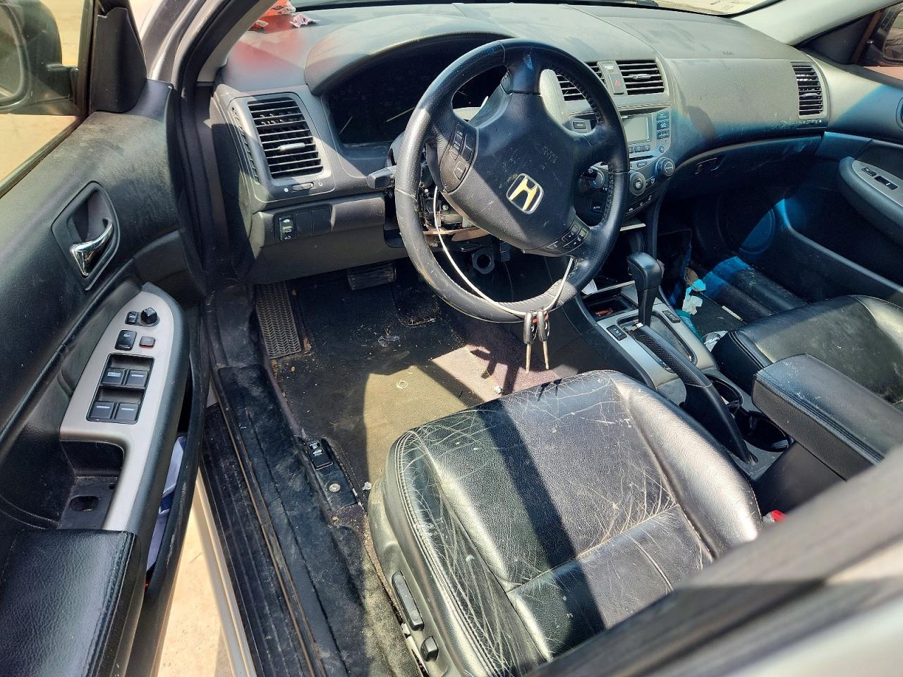 2007 Honda Accord Ex Серебряный vin: 1HGCM56807A059647