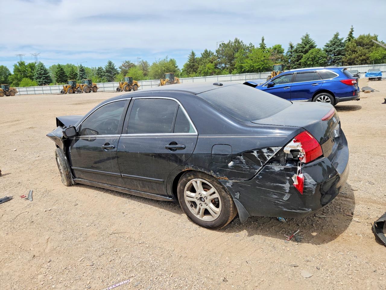 2007 Honda Accord Ex Black vin: 1HGCM56807A098996
