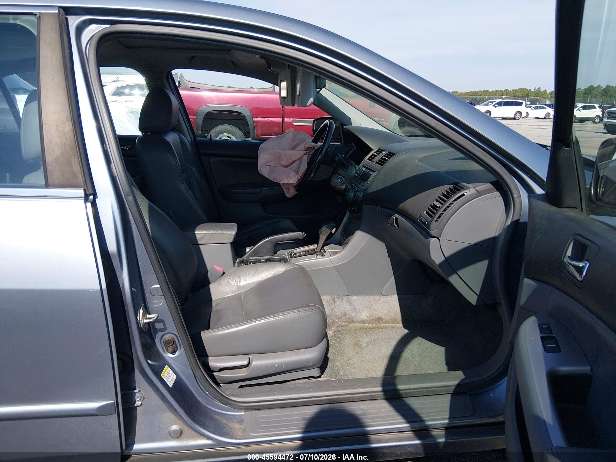 2007 Honda Accord 2.4 Ex Silver vin: 1HGCM56807A100746