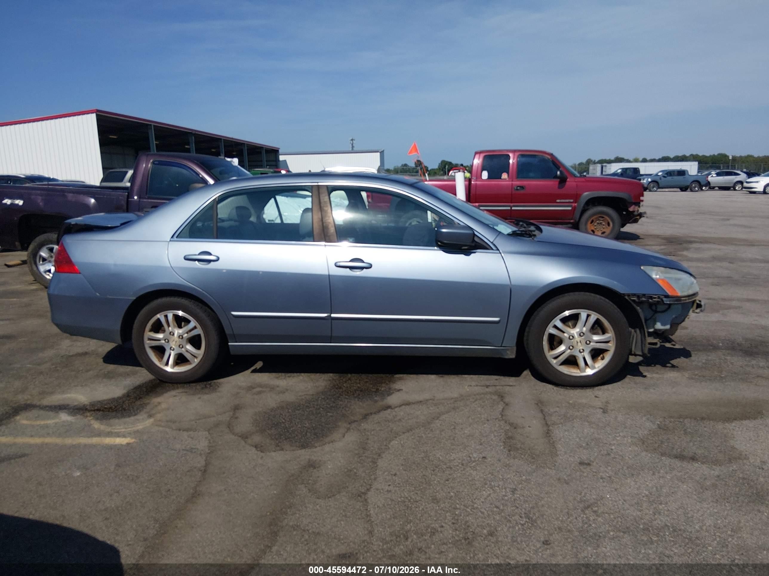 2007 Honda Accord 2.4 Ex Silver vin: 1HGCM56807A100746