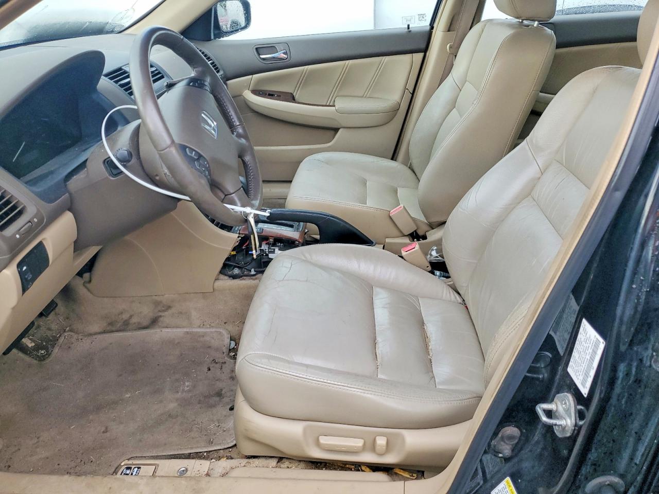2007 Honda Accord Black vin: 1HGCM56807A103498