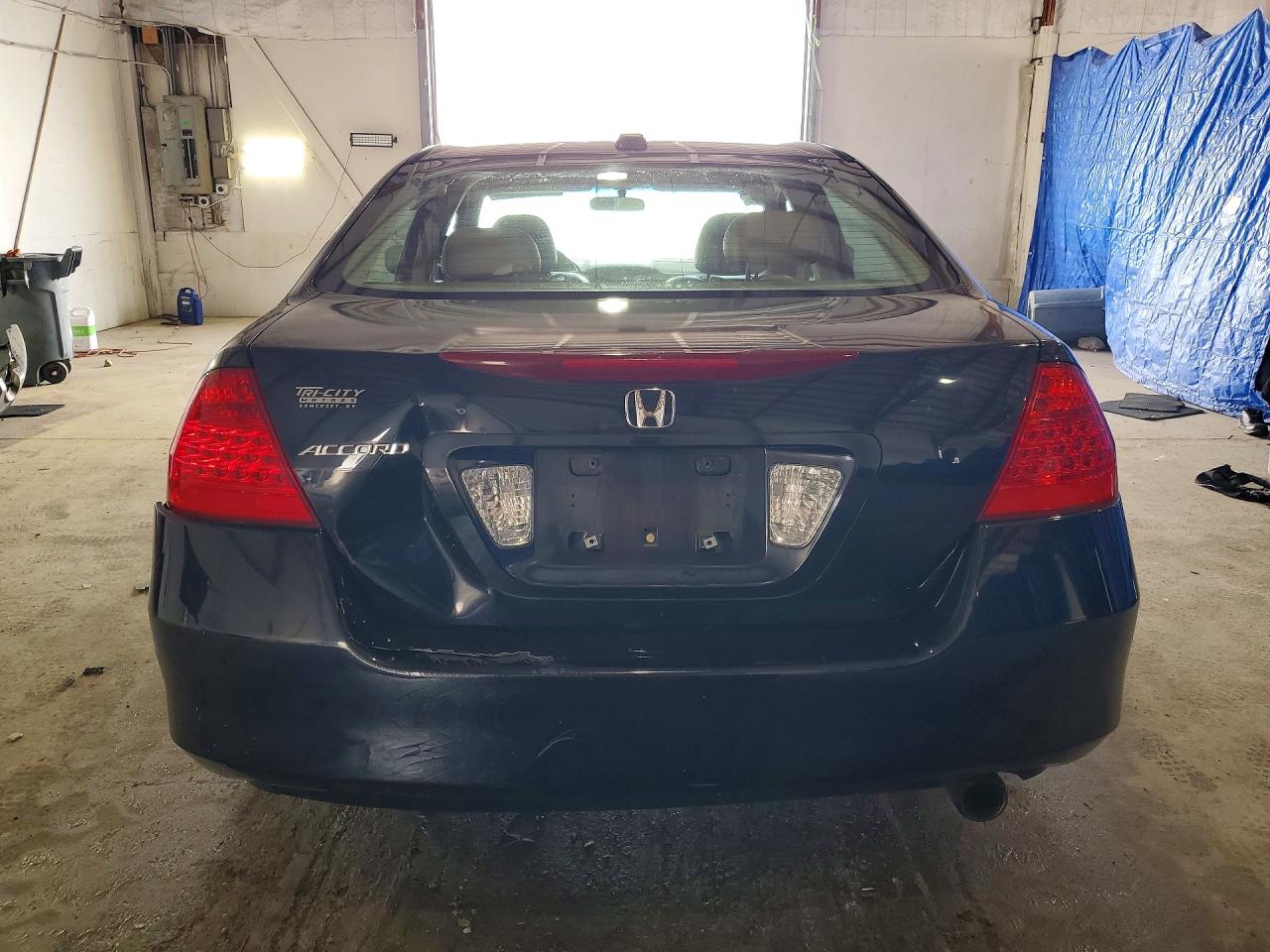 2007 Honda Accord Black vin: 1HGCM56807A103498