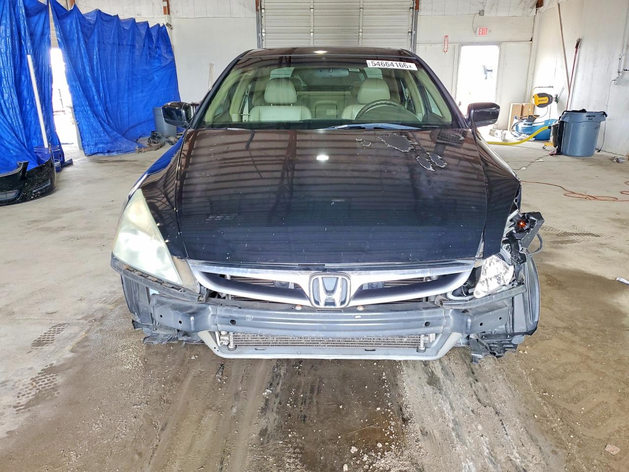 2007 Honda Accord Black vin: 1HGCM56807A103498