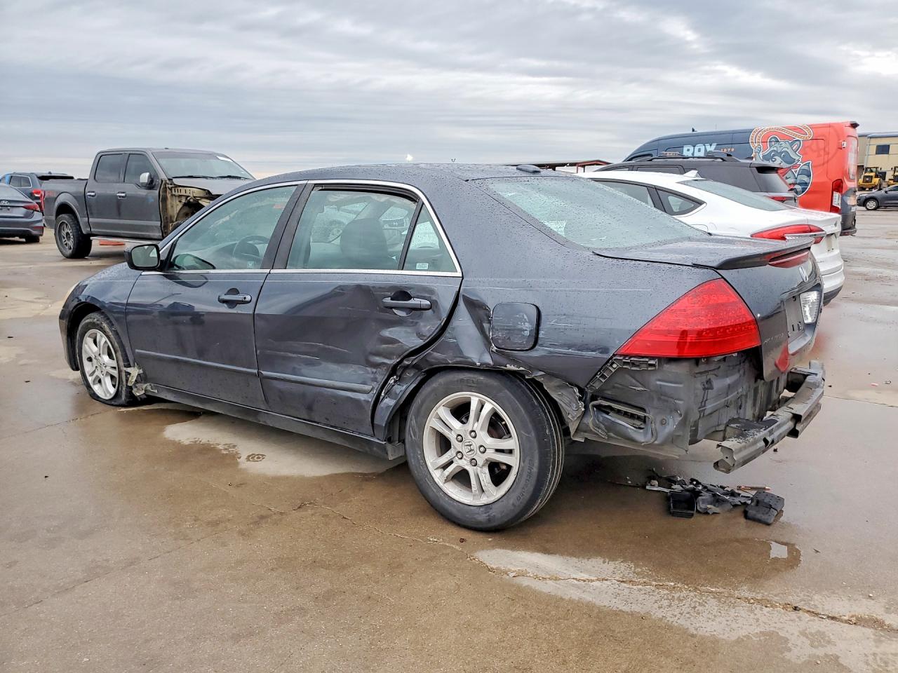 2007 Honda Accord Ex Charcoal vin: 1HGCM56807A151664