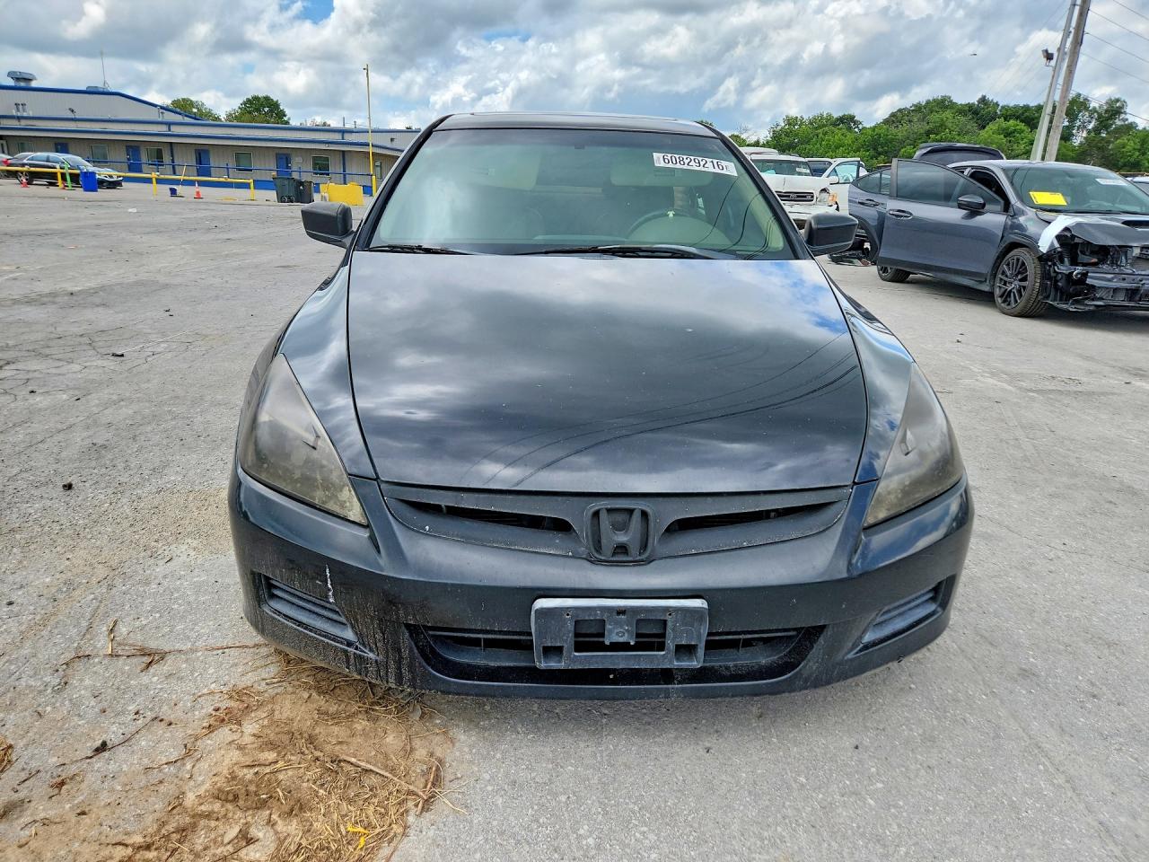 2007 Honda Accord Black vin: 1HGCM56807A175351