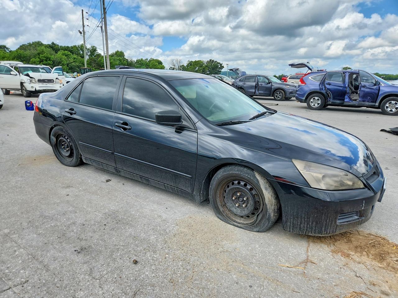 2007 Honda Accord Black vin: 1HGCM56807A175351