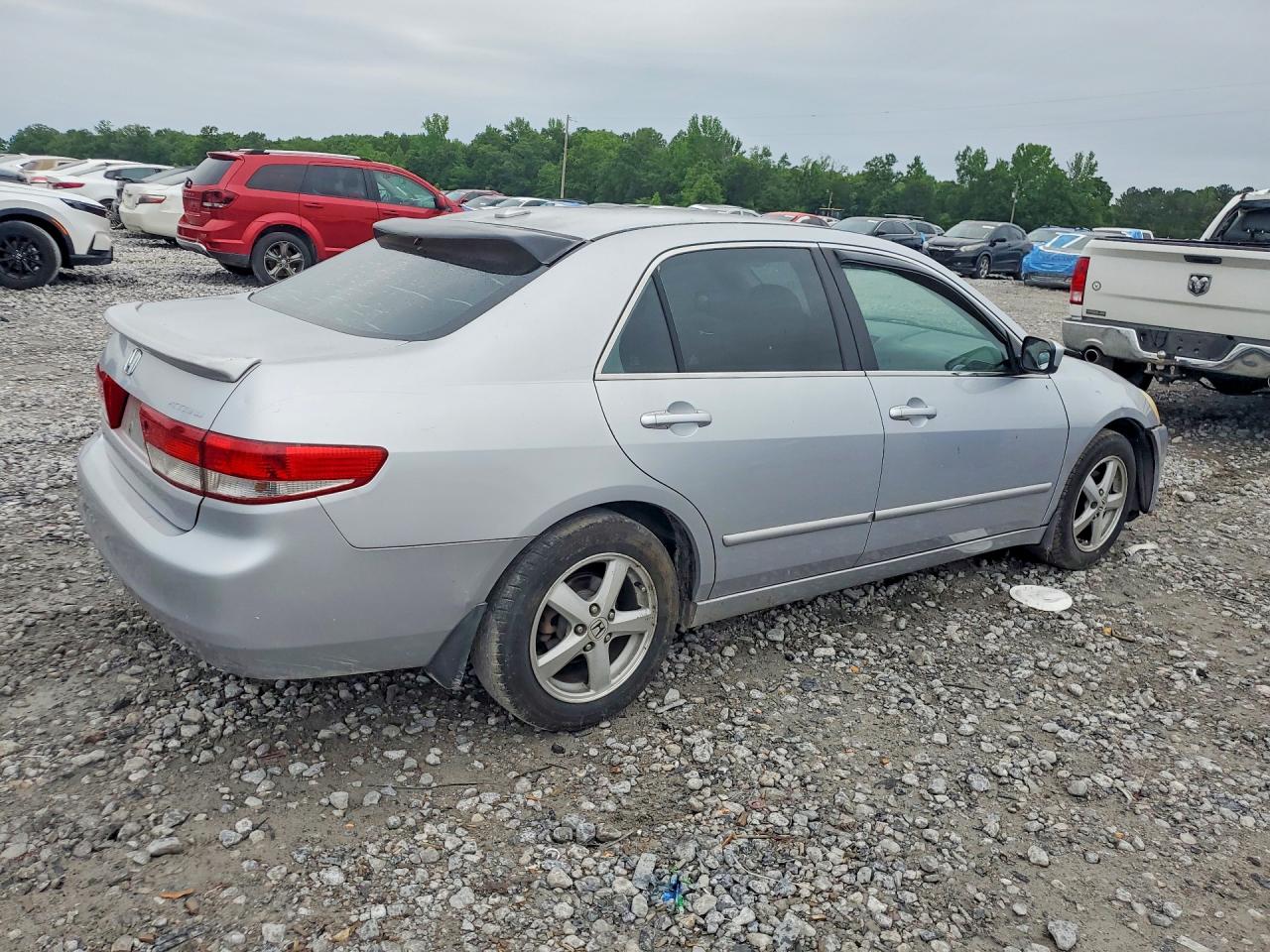 2004 Honda Accord Ex Silver vin: 1HGCM56814A023204