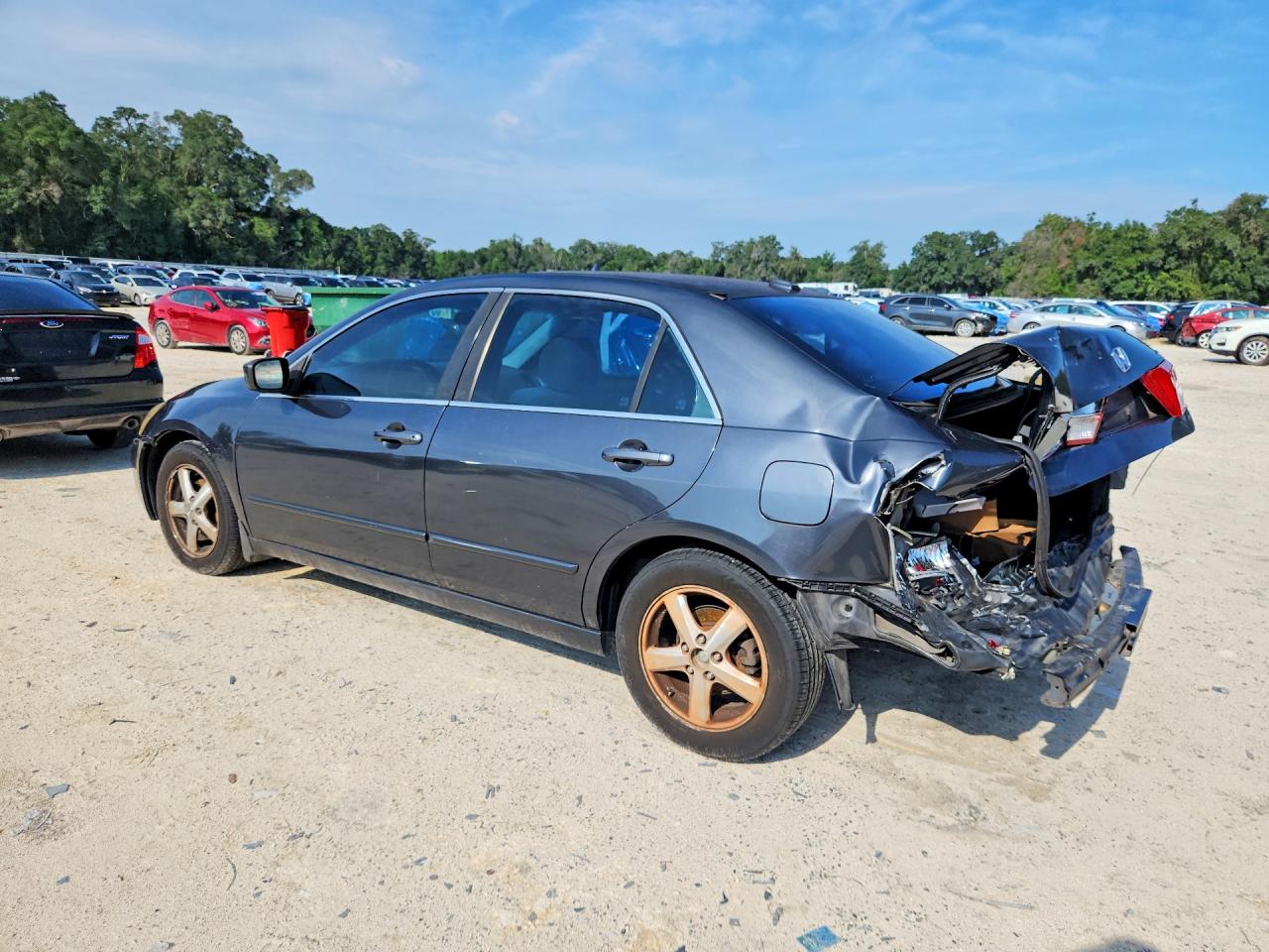 2004 Honda Accord Ex Gray vin: 1HGCM56814A154469