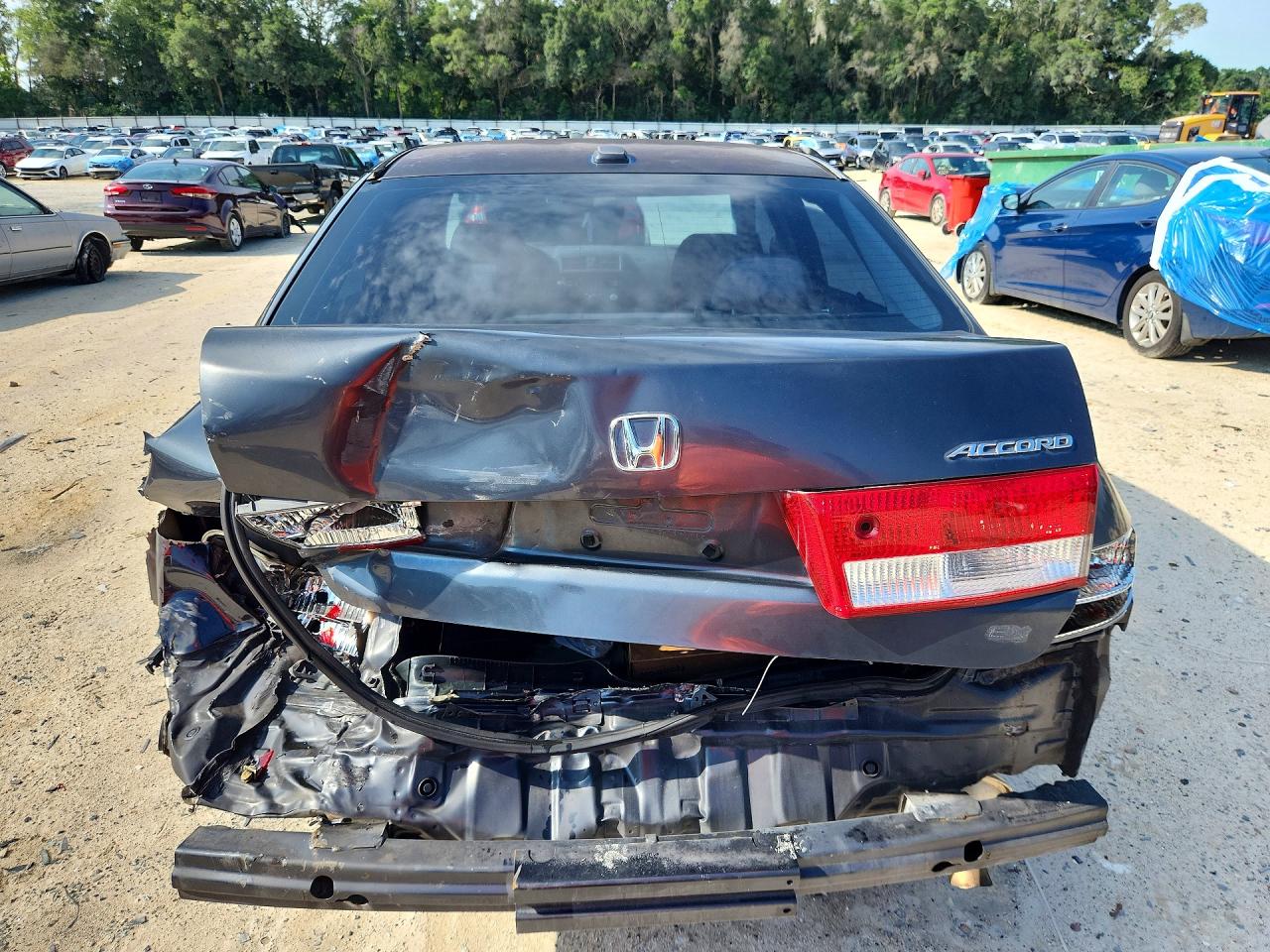 2004 Honda Accord Ex Gray vin: 1HGCM56814A154469