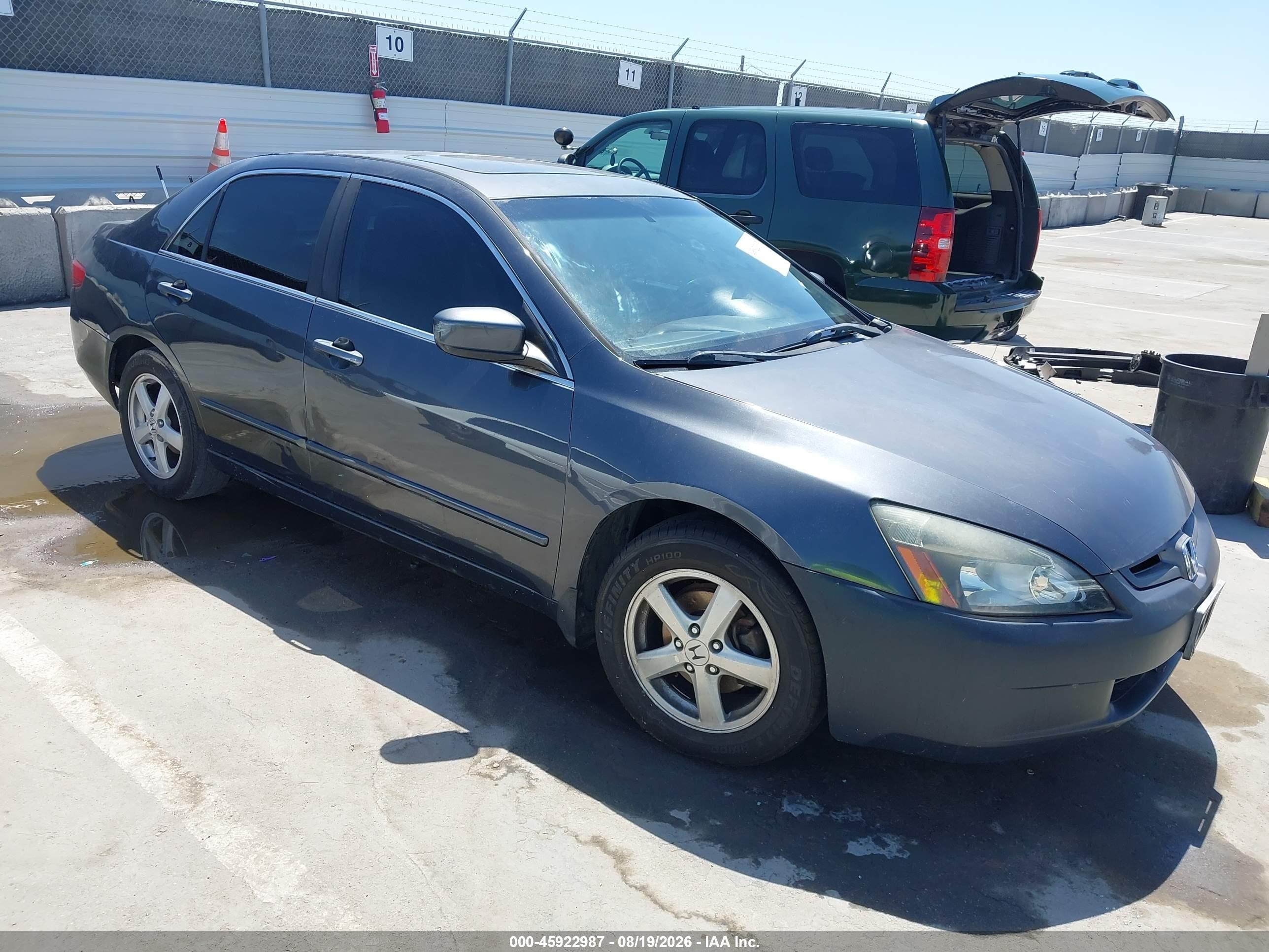 2005 Honda Accord 2.4 Ex Gray vin: 1HGCM56815A022166